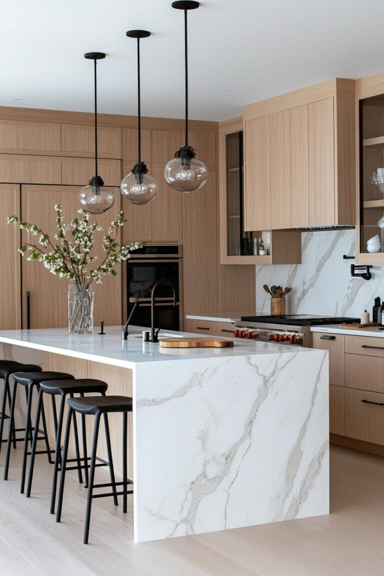 Illustration of Beautiful Scandinavian Kitchen Design