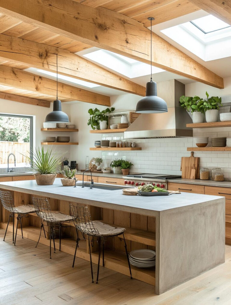 25 Modern Farmhouse Kitchen Interior Designs