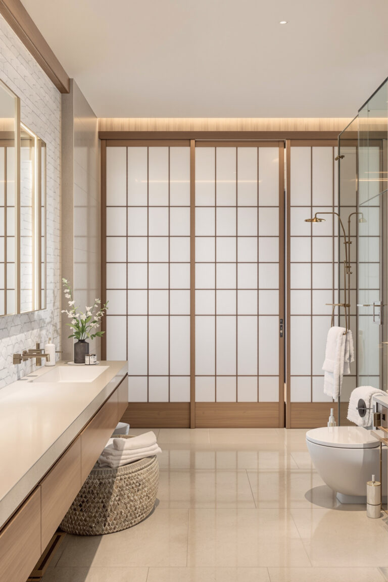 25 Stunning Japandi Bathroom Ideas To Maximize Comfort And Style