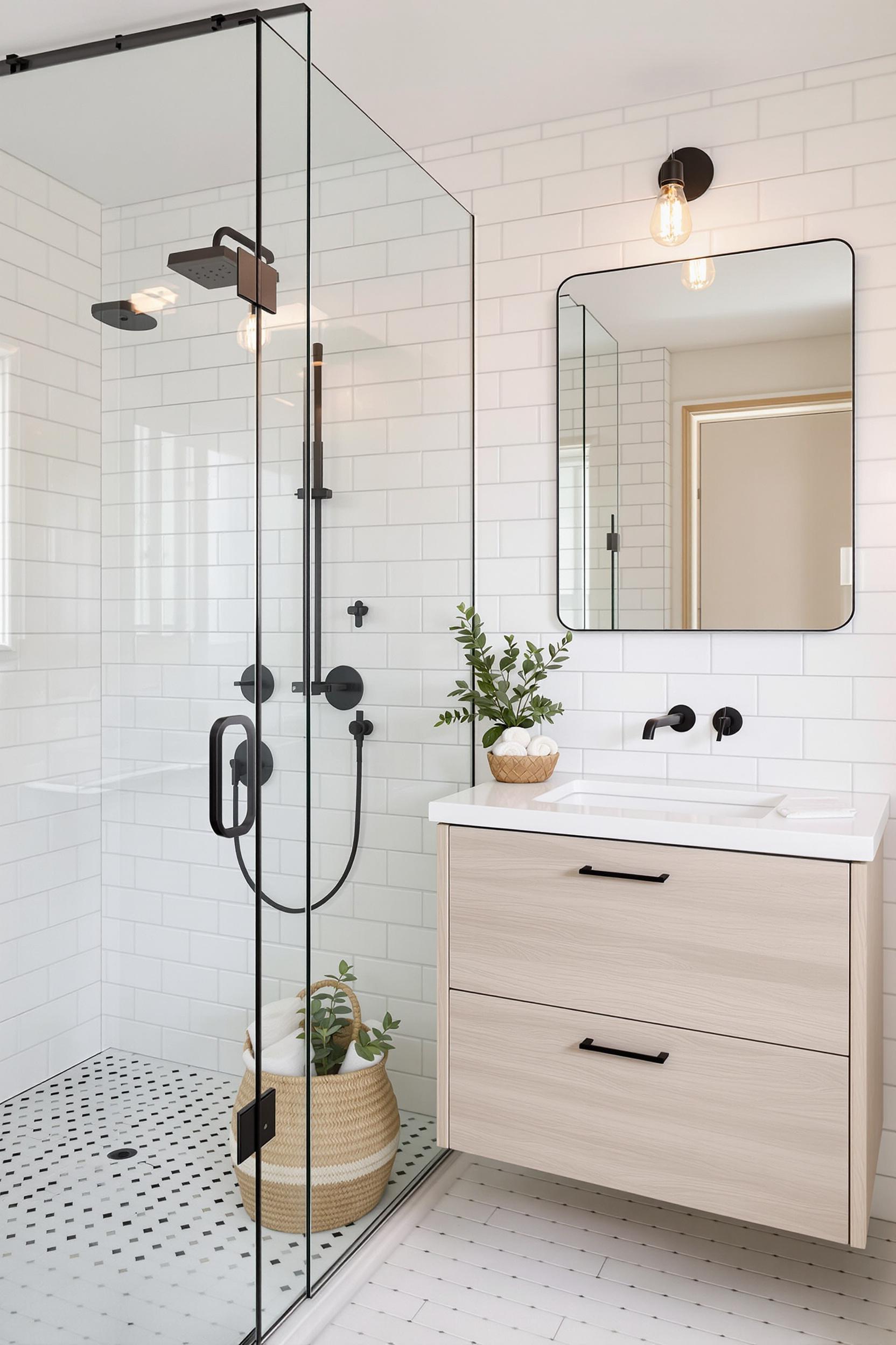 Bright Modern Bathroom Oasis