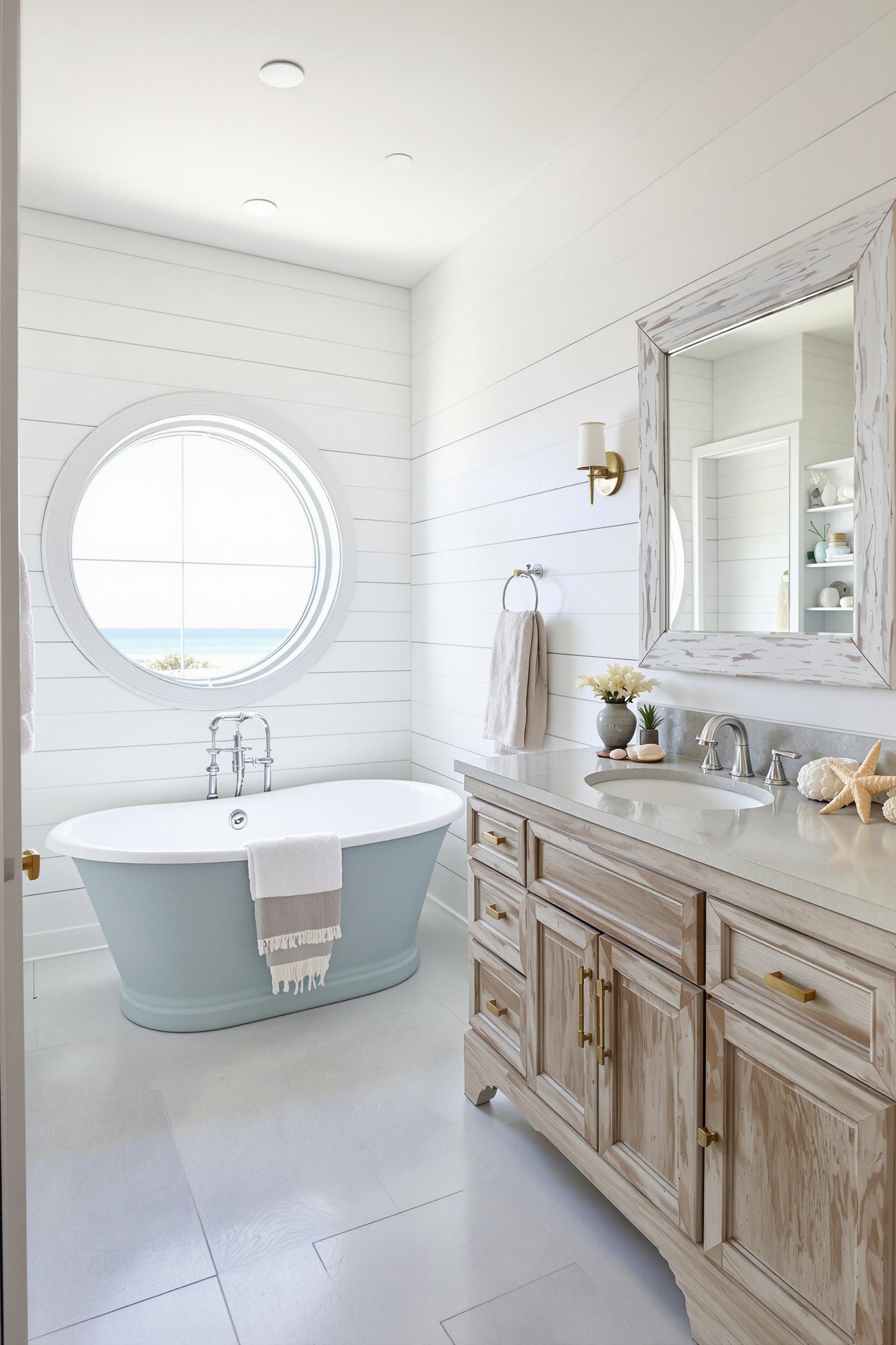 Coastal Bliss Bathroom Retreat