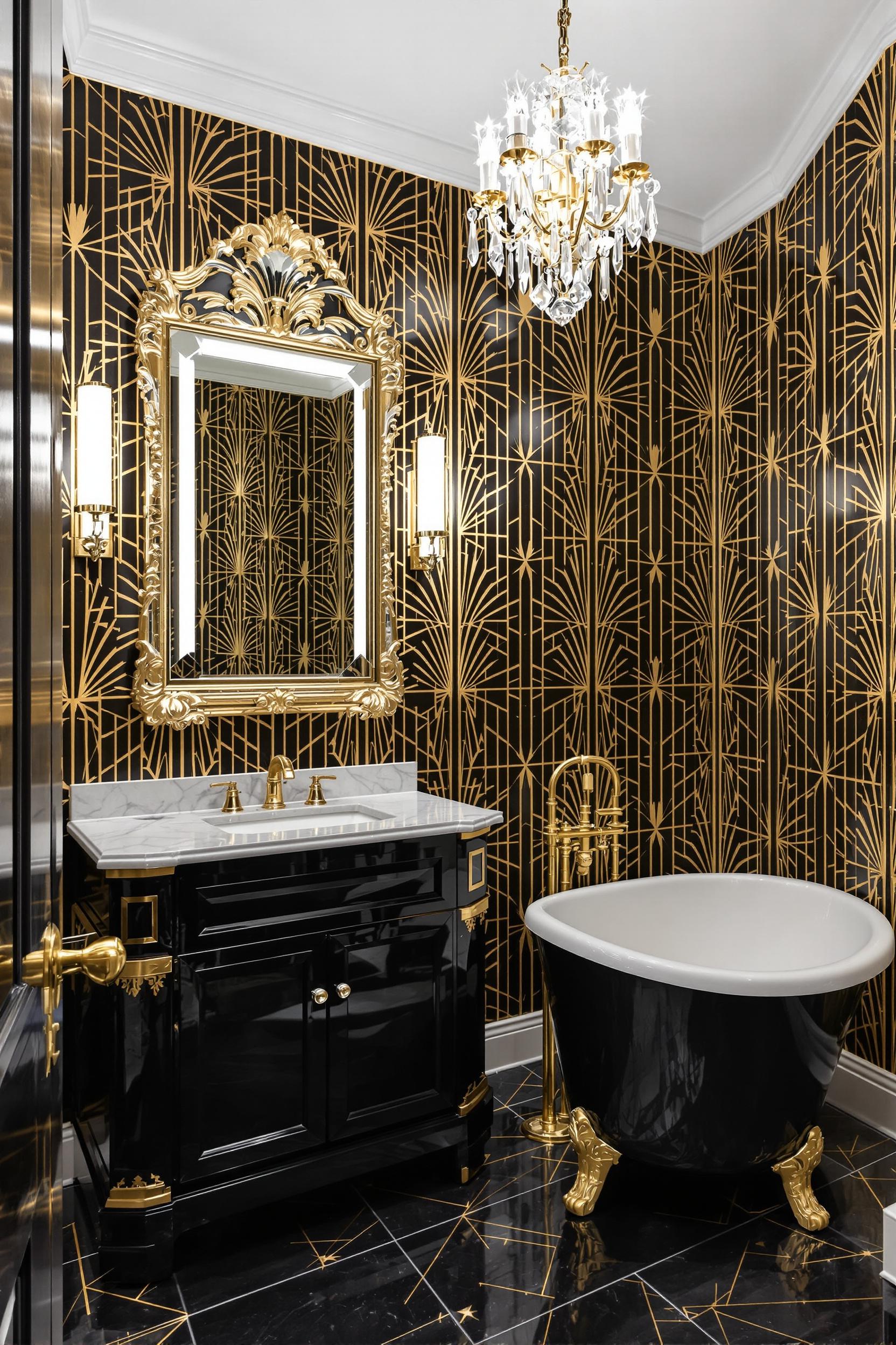 Glamorous Black and Gold Luxury