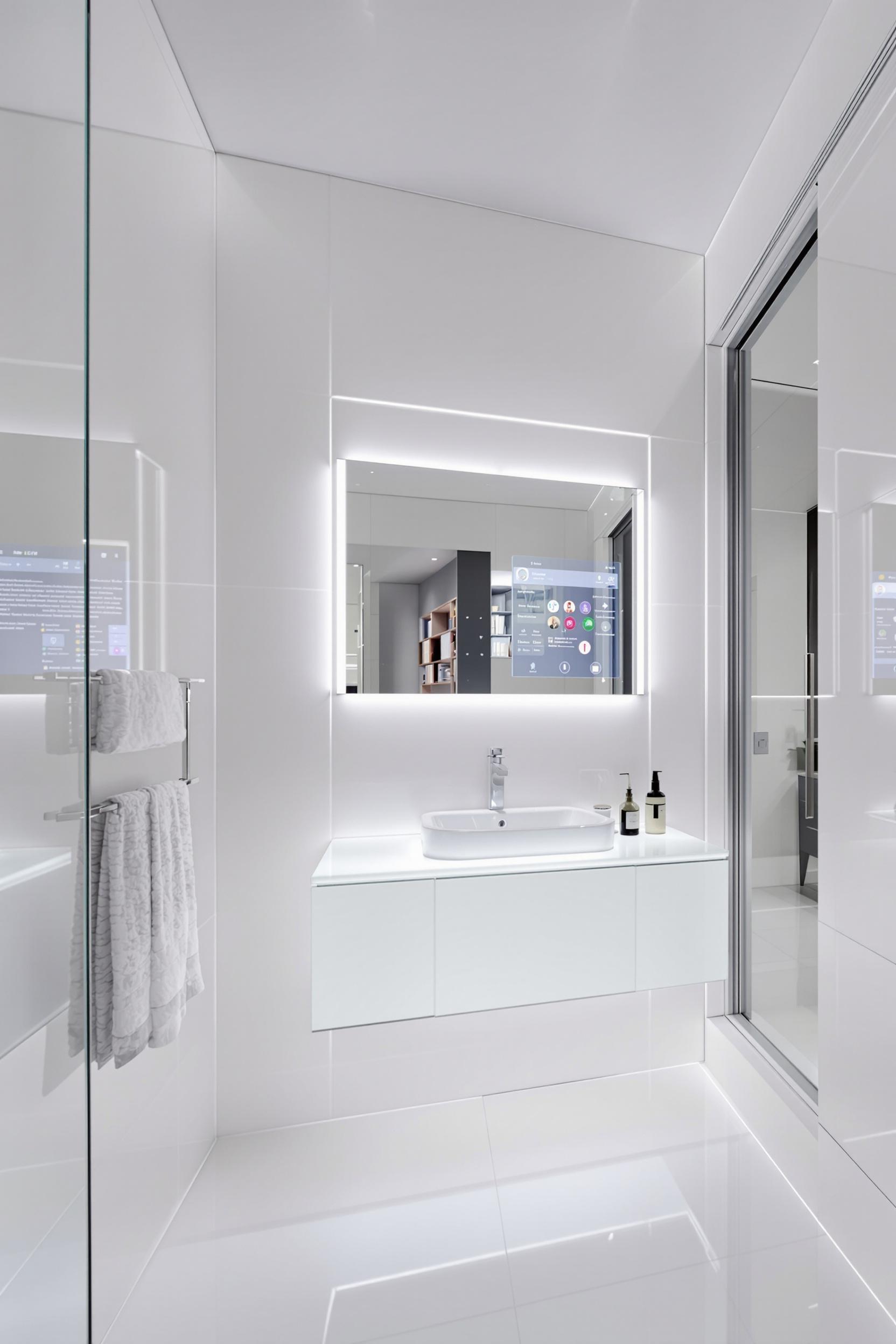 Modern Minimalist Bathroom Glow