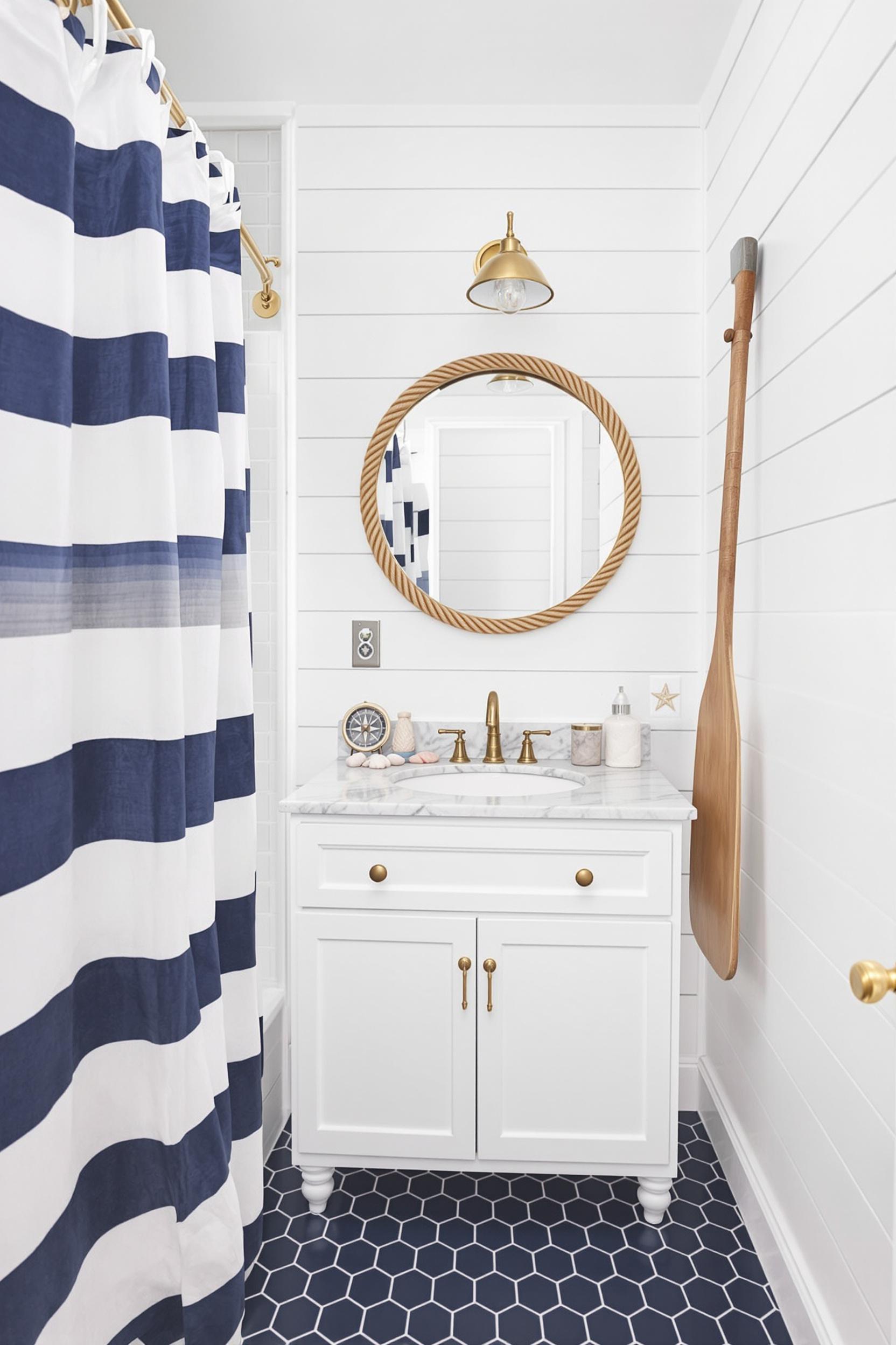 Nautical Charm Bathroom Vibes