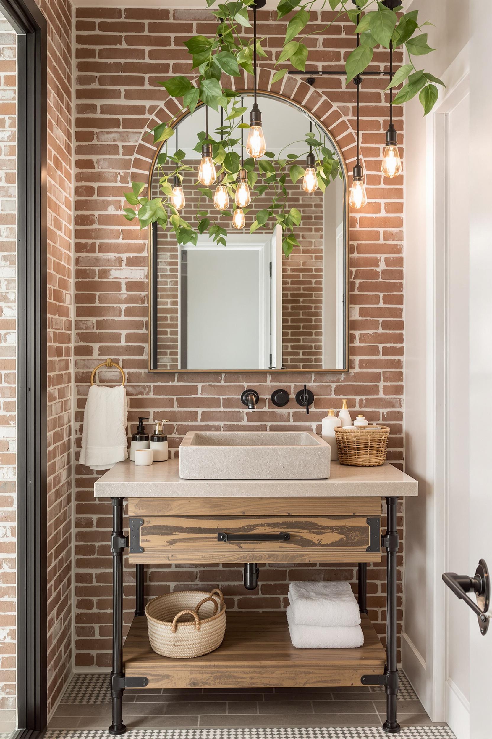 Rustic Modern Bathroom Bliss