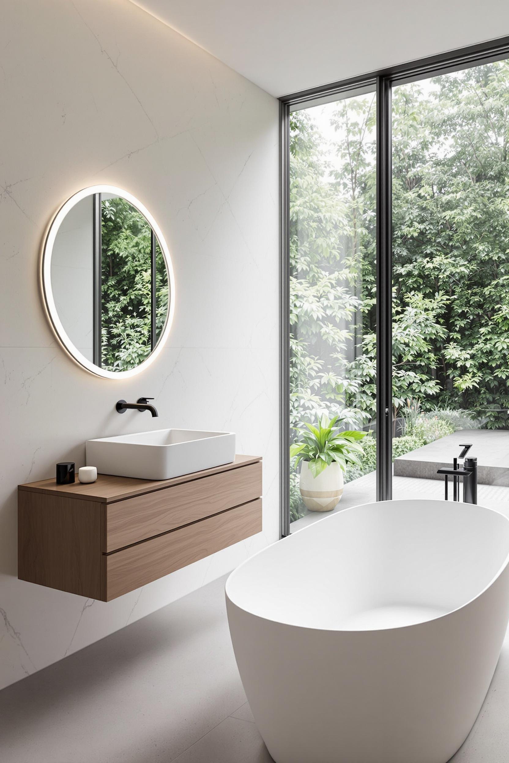 Serene Modern Bathroom Retreat
