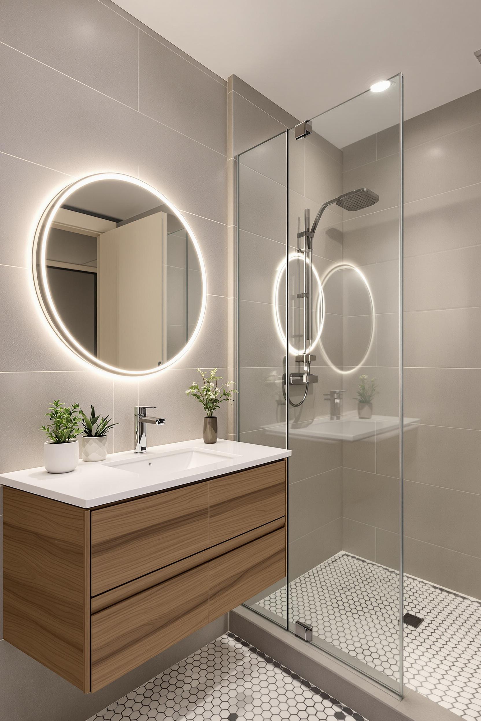Sleek Modern Bathroom Serenity