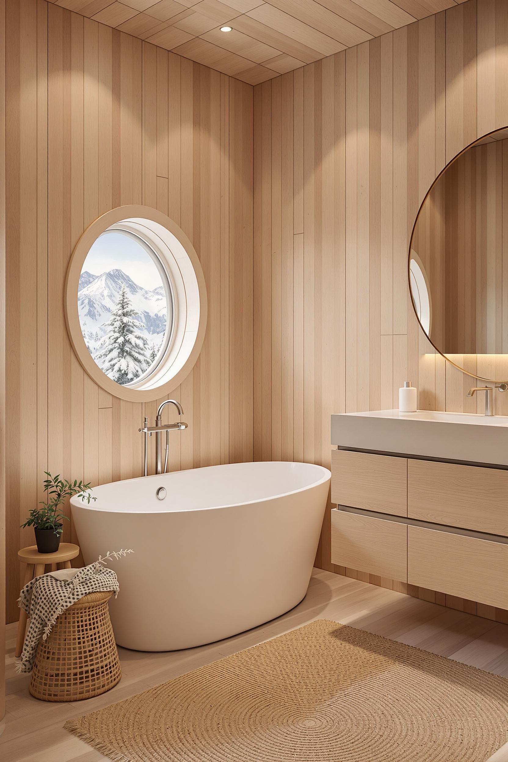 Snowy Serenity Bathroom Escape