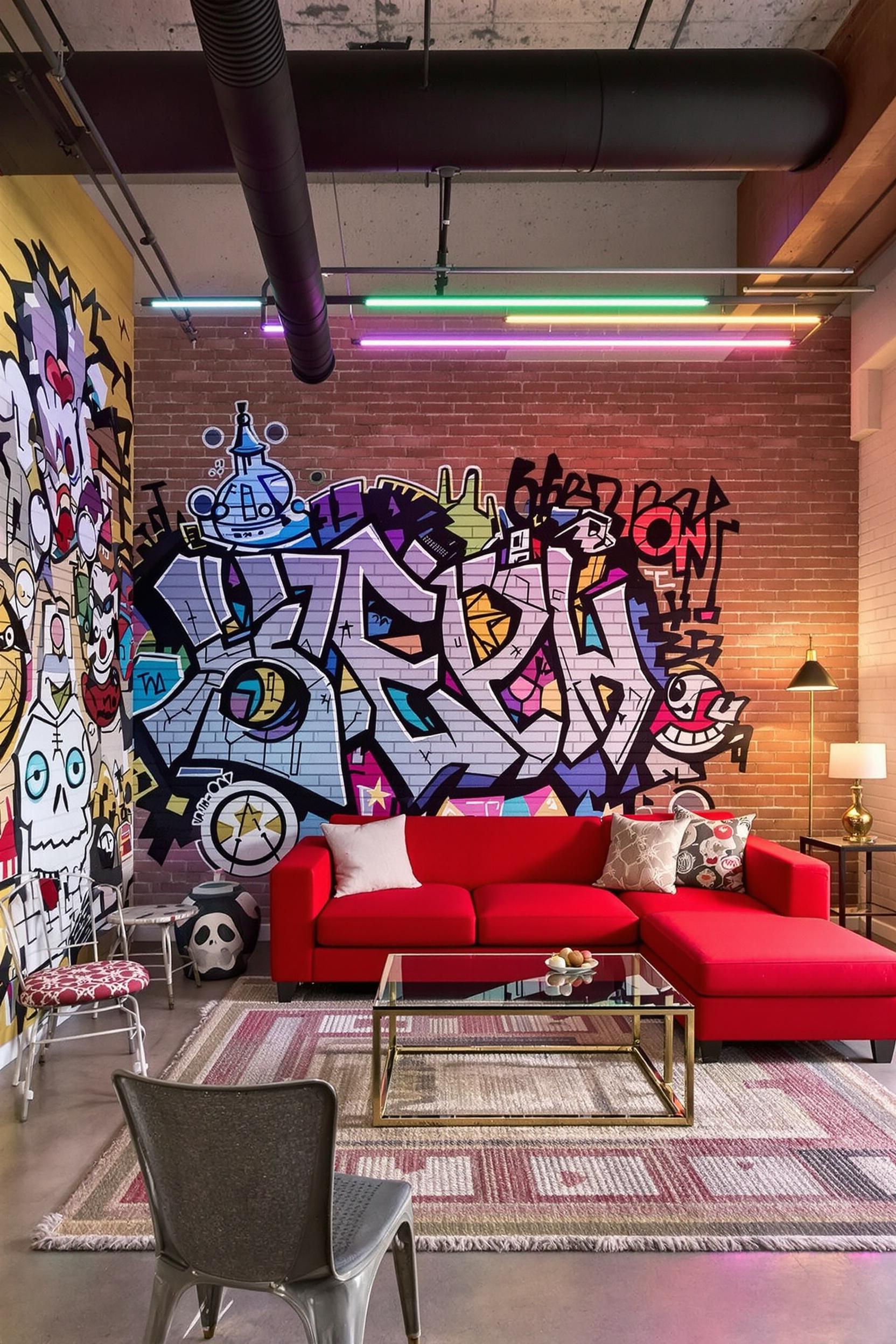 Bold Art Meets Comfort