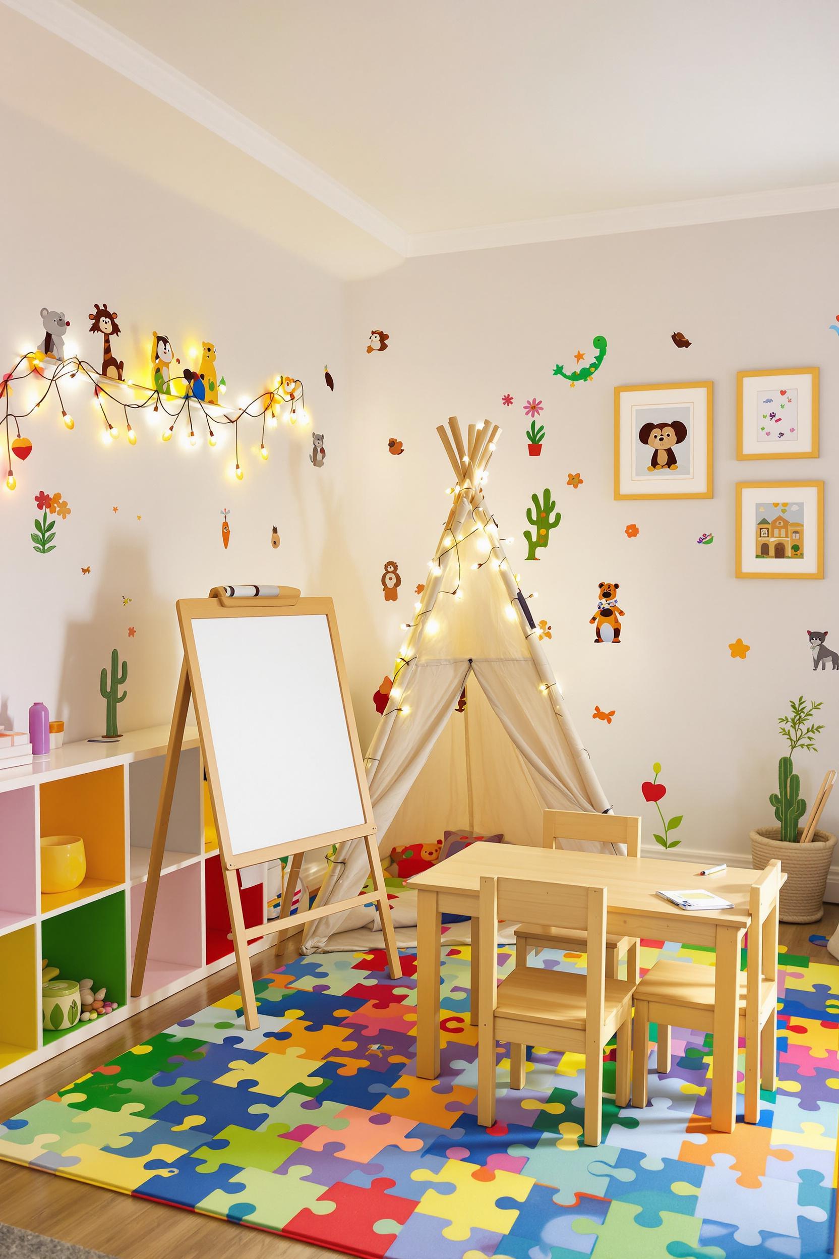 Colorful and Cozy Playroom