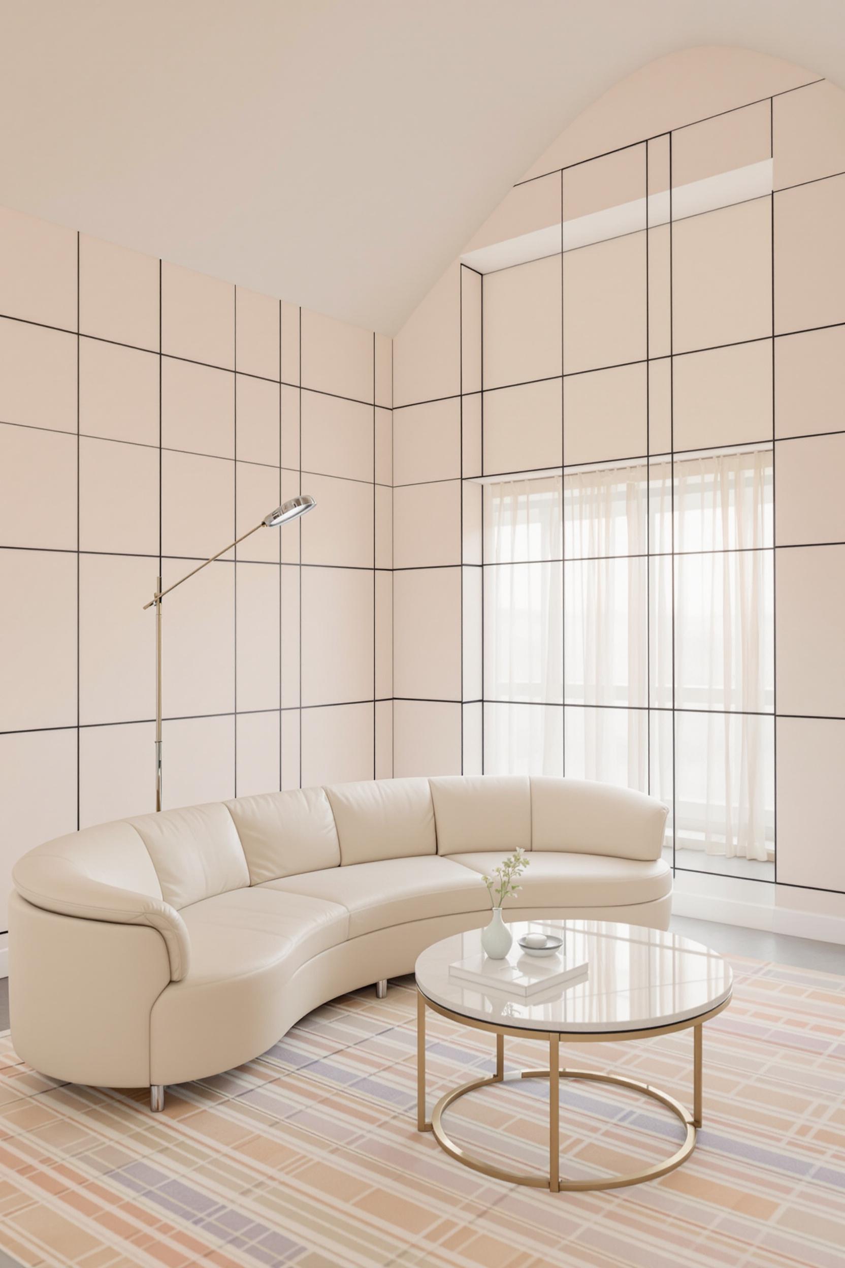 Cozy Pastel Living Space