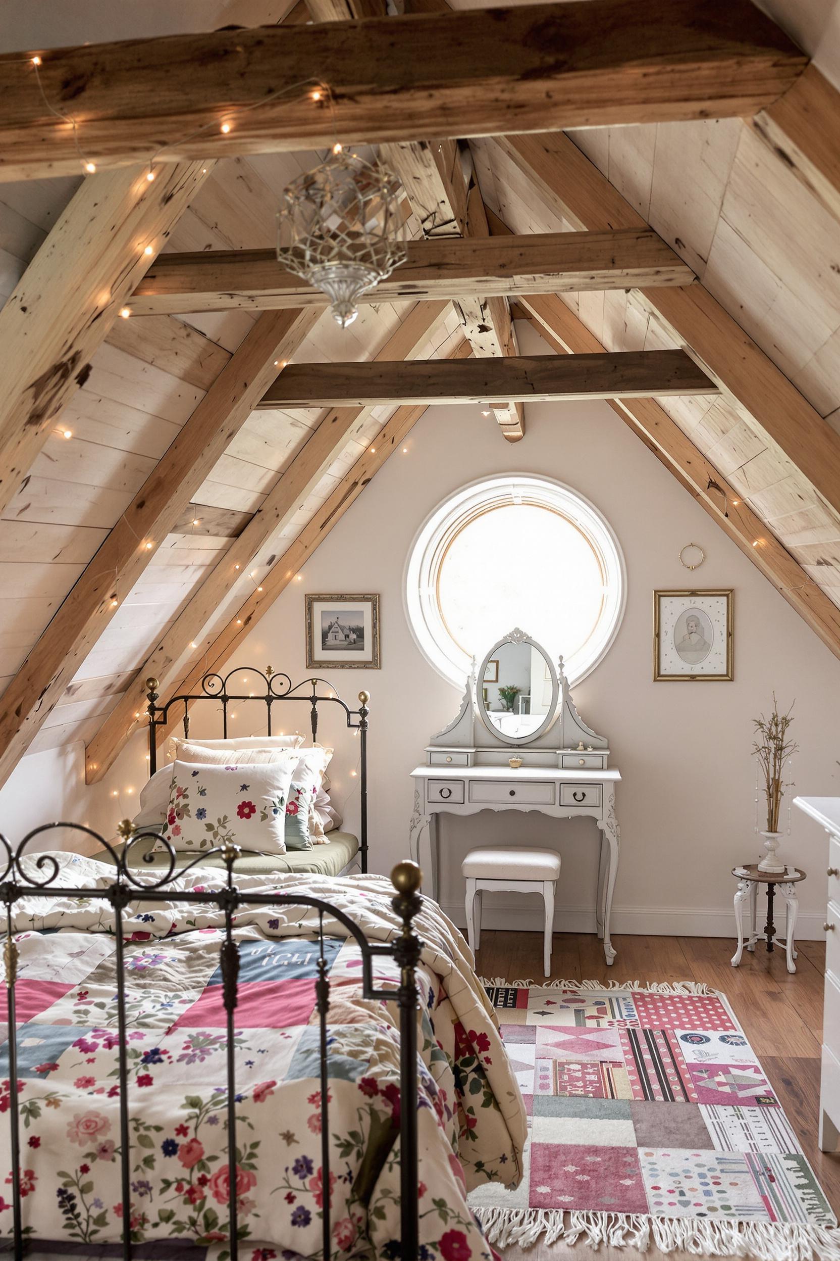 Cozy Vintage Attic Retreat