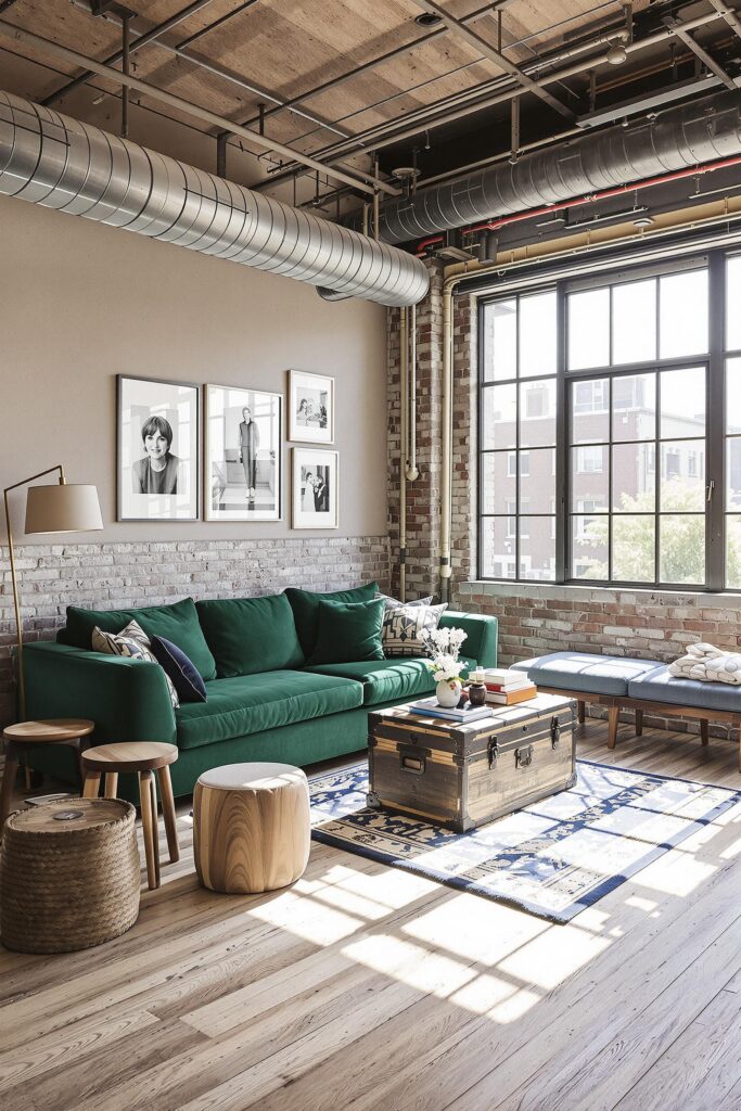 20 Industrial Living Room Designs To Inspire
