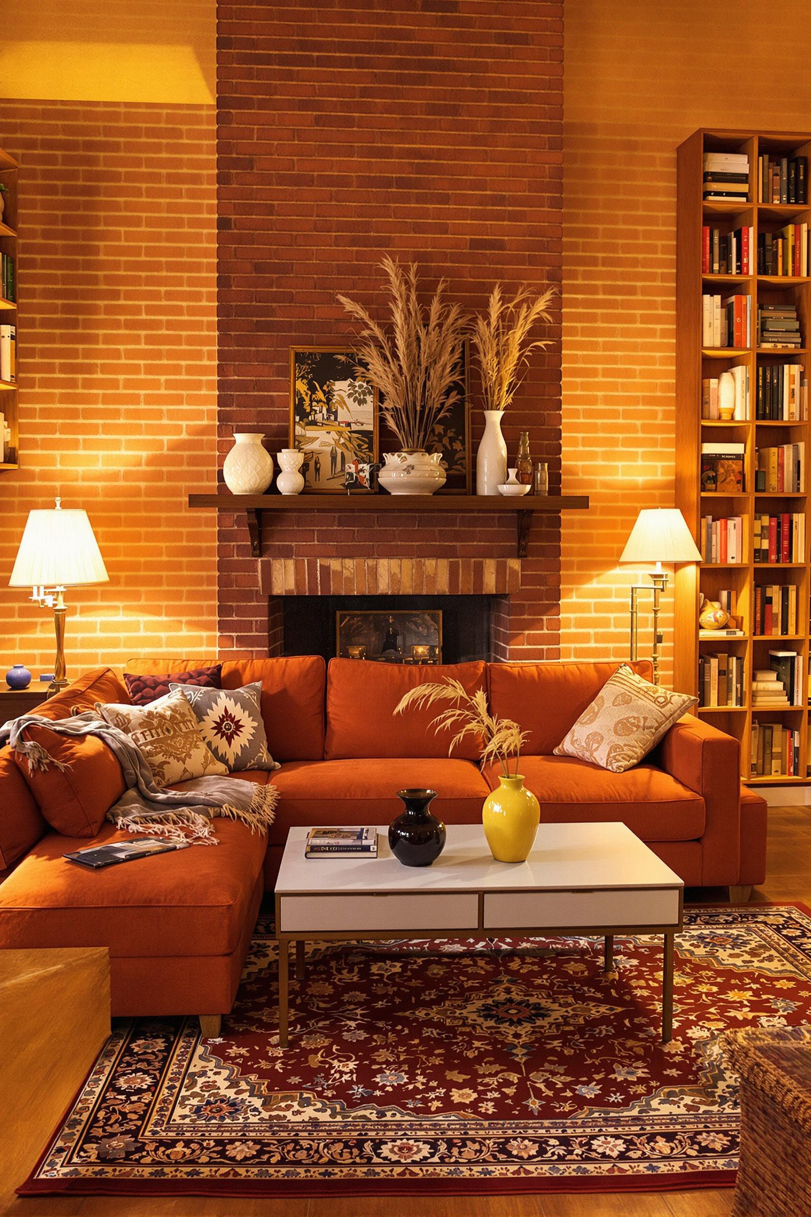 Inviting Warm Living Space