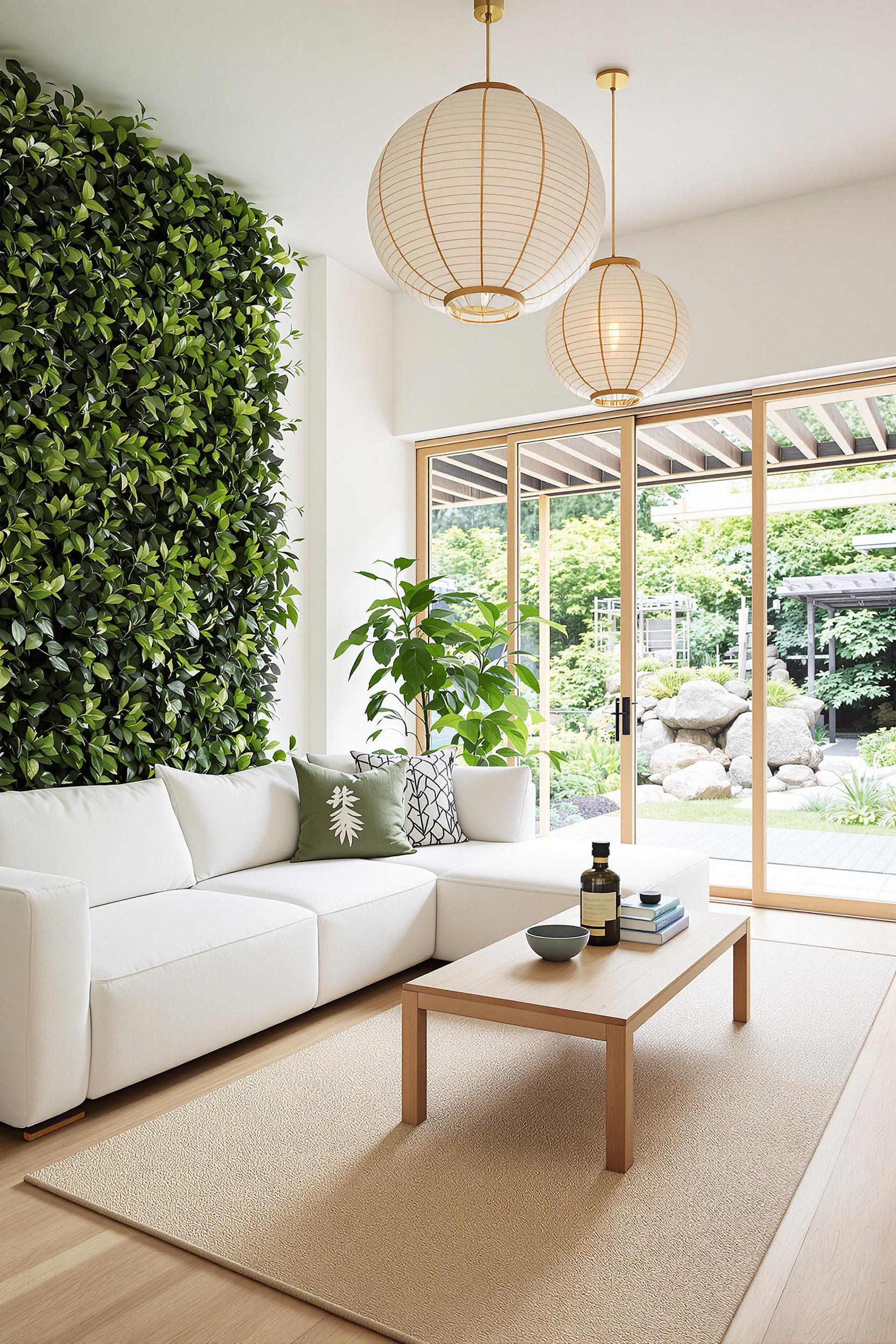 Lush Serenity Living Space