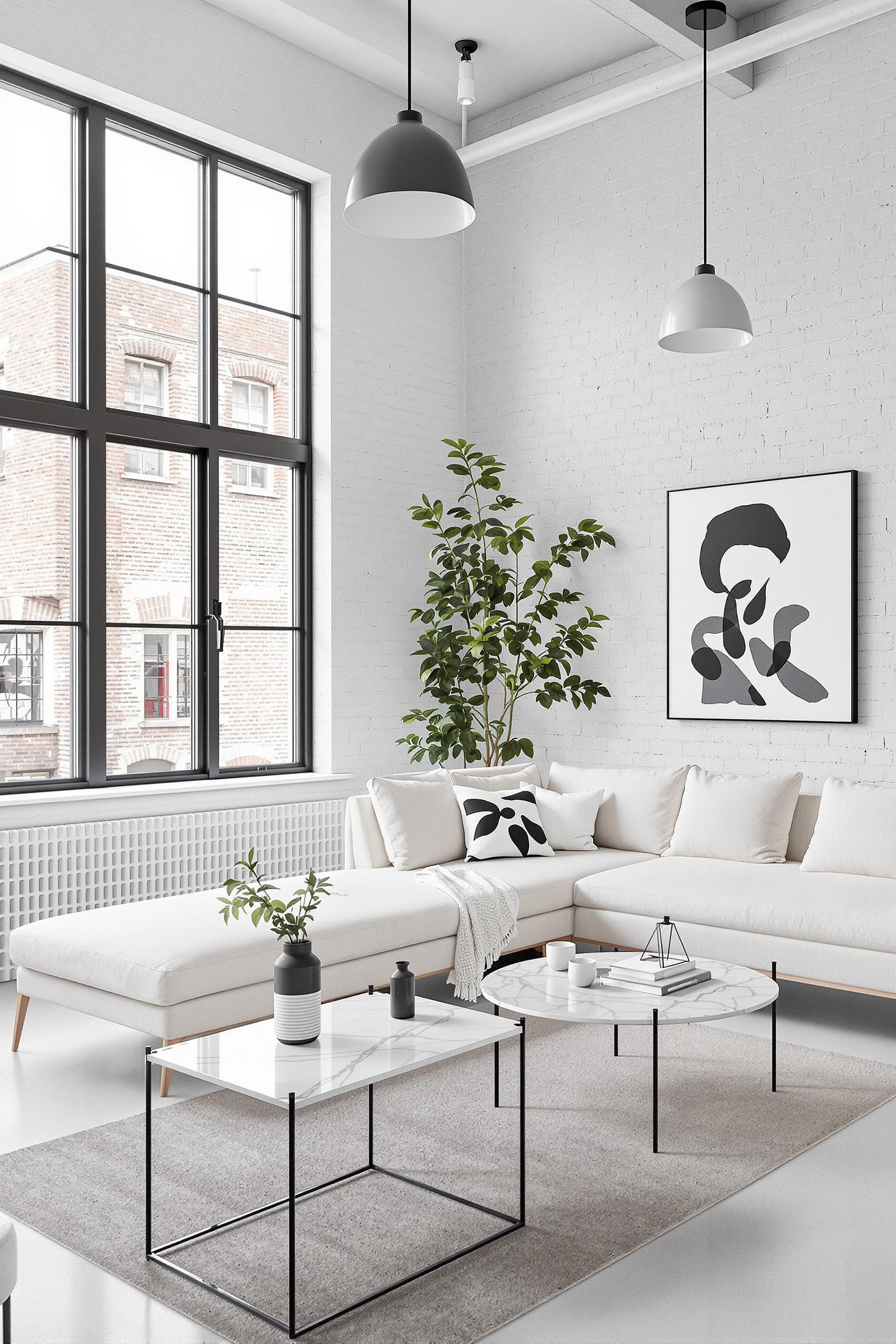 Modern Cozy Living Oasis