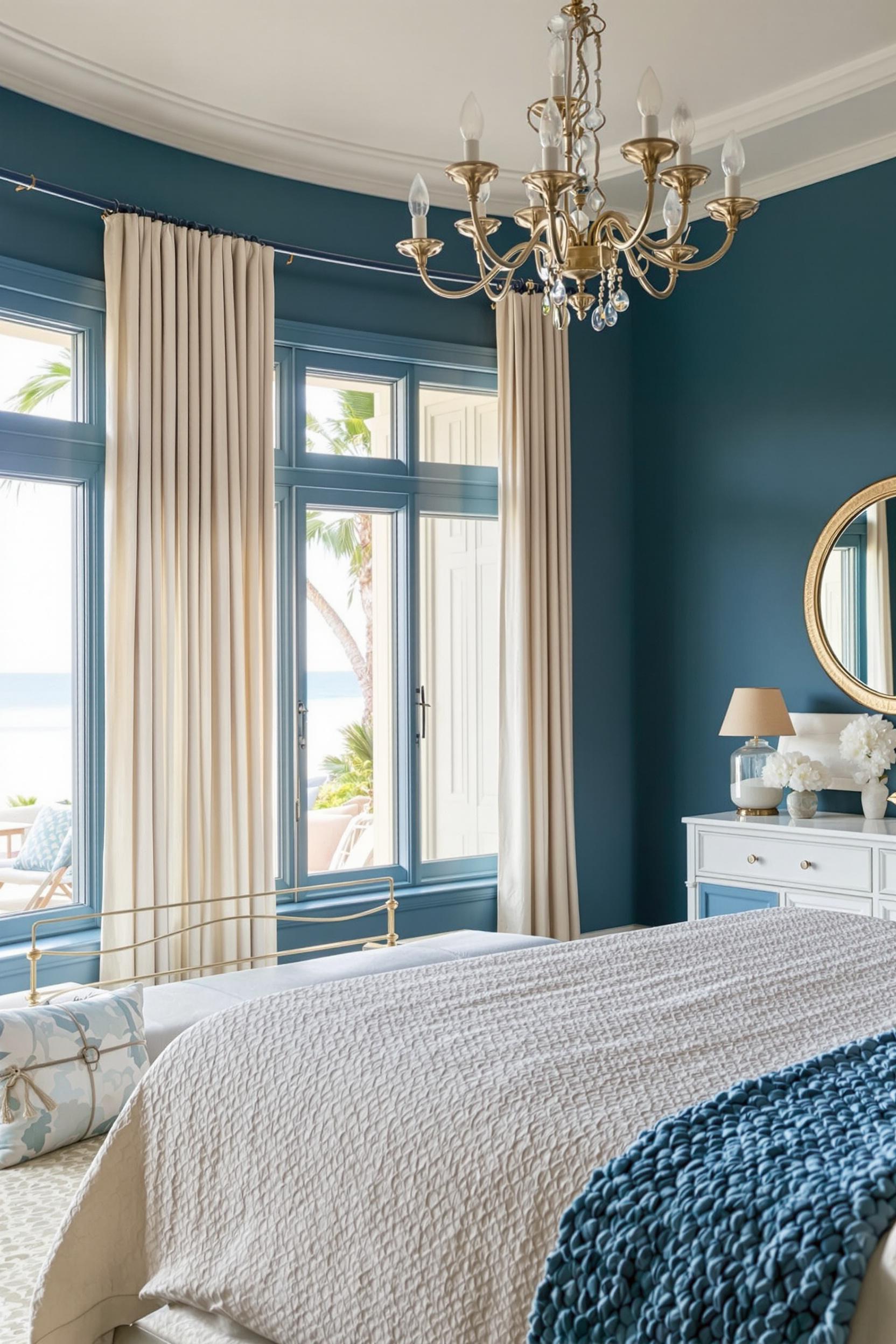 Serene Blue Bedroom Bliss