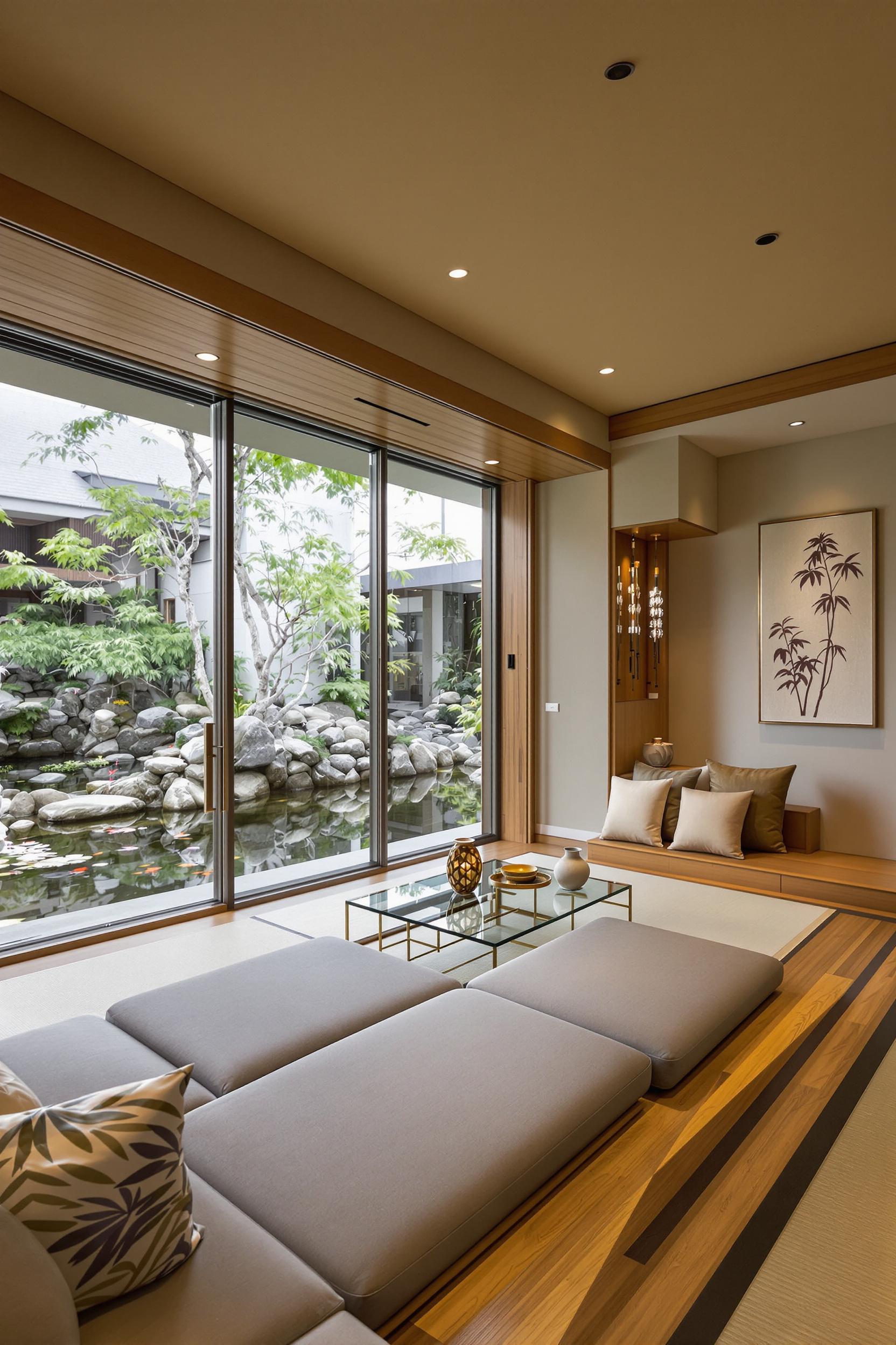 Serene Modern Living Space