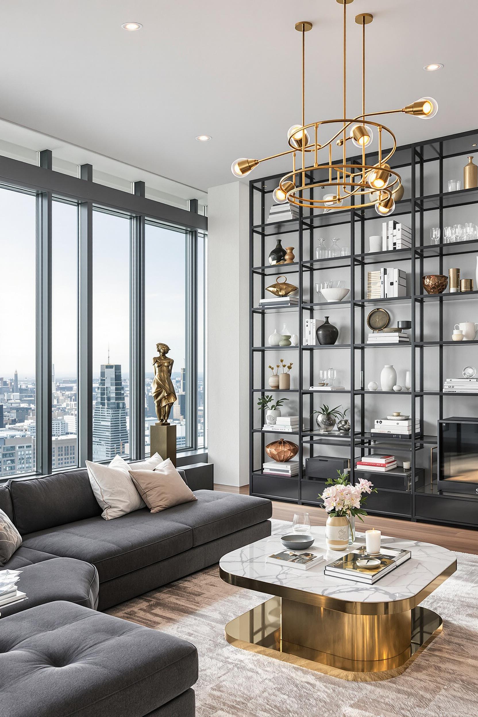 Sophisticated Modern Living Space