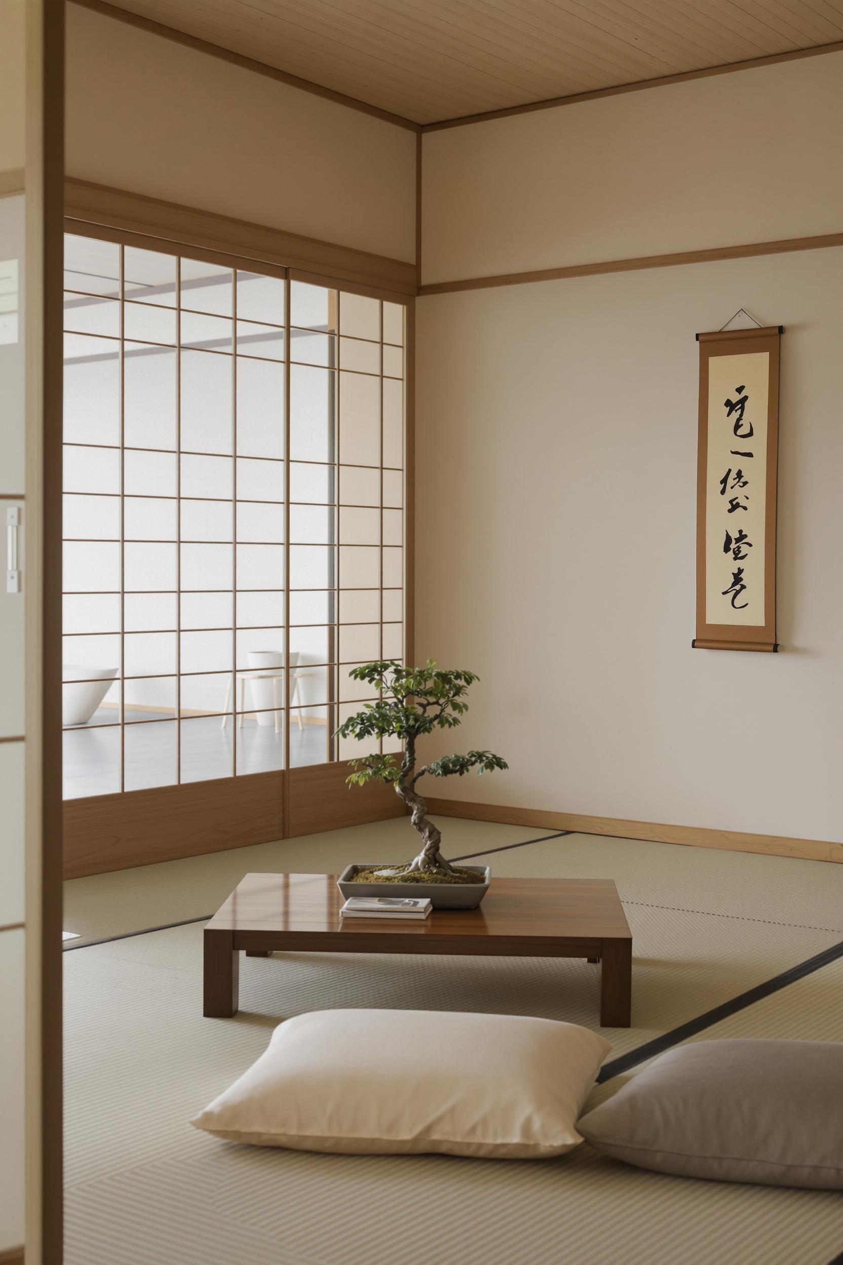 Tranquil Japanese Living Space