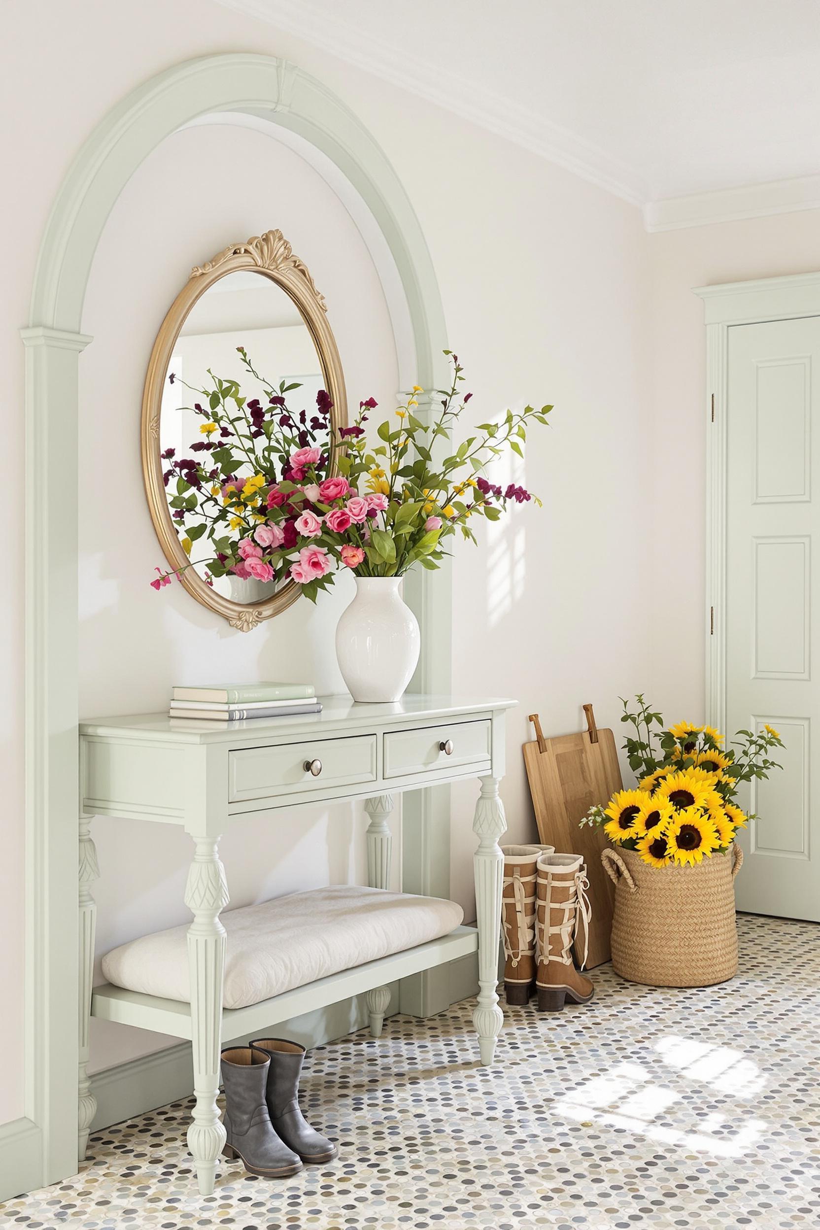 Bright and Cheerful Entryway