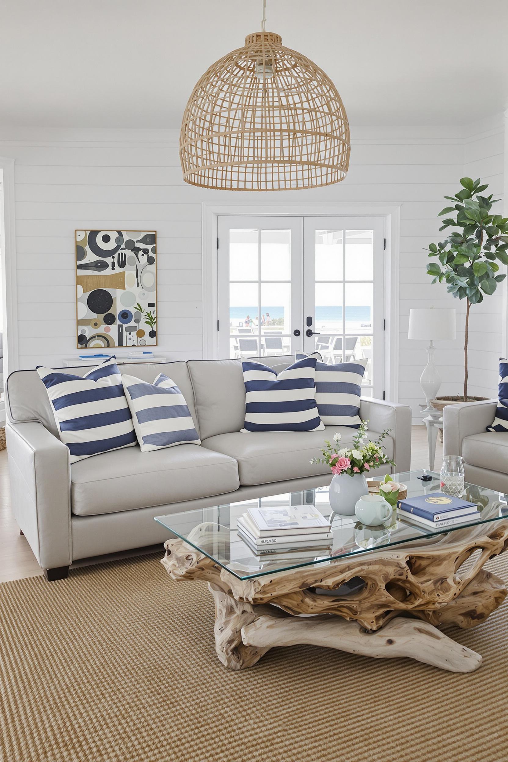 Coastal Charm Living Room