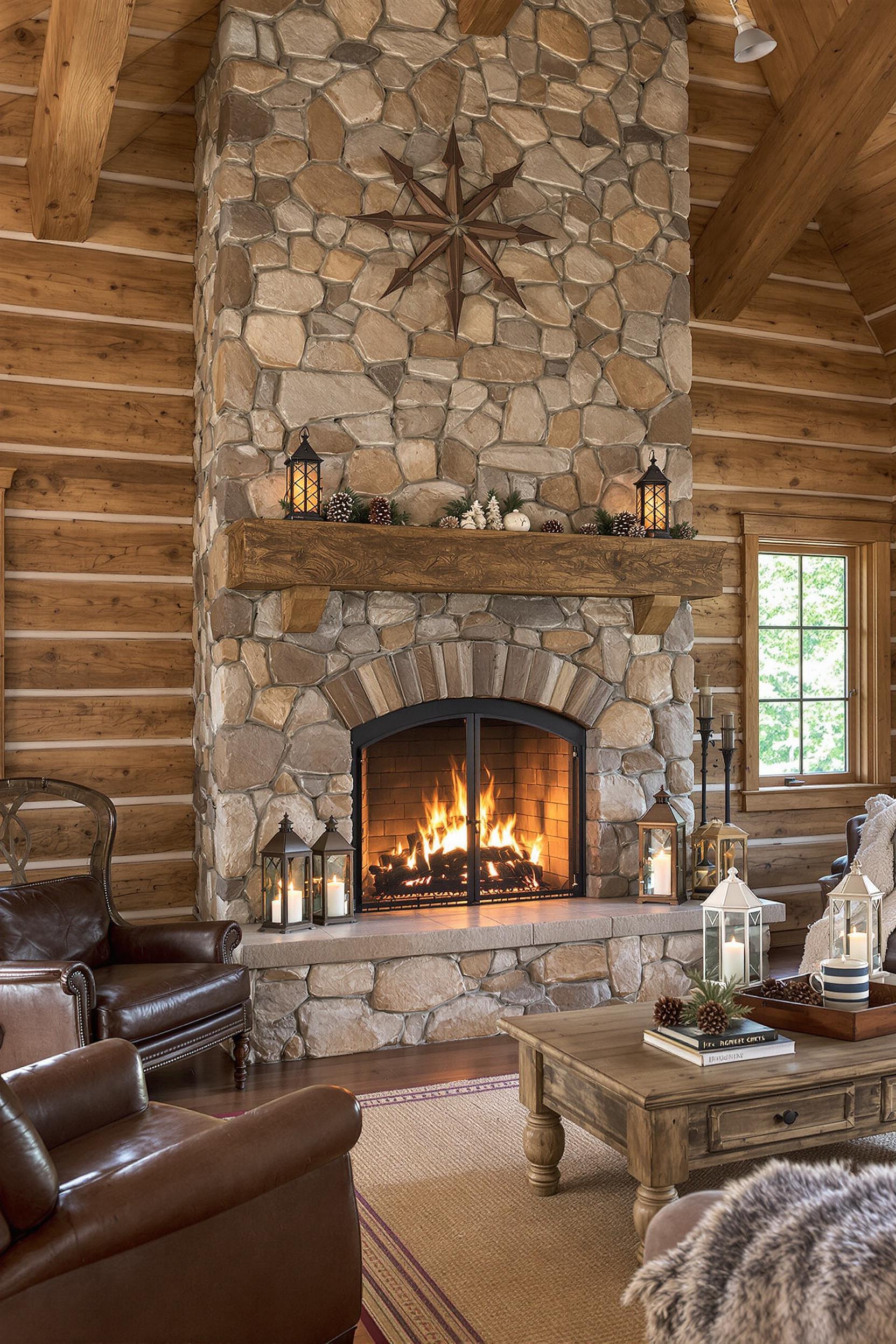 Cozy Cabin Living Room
