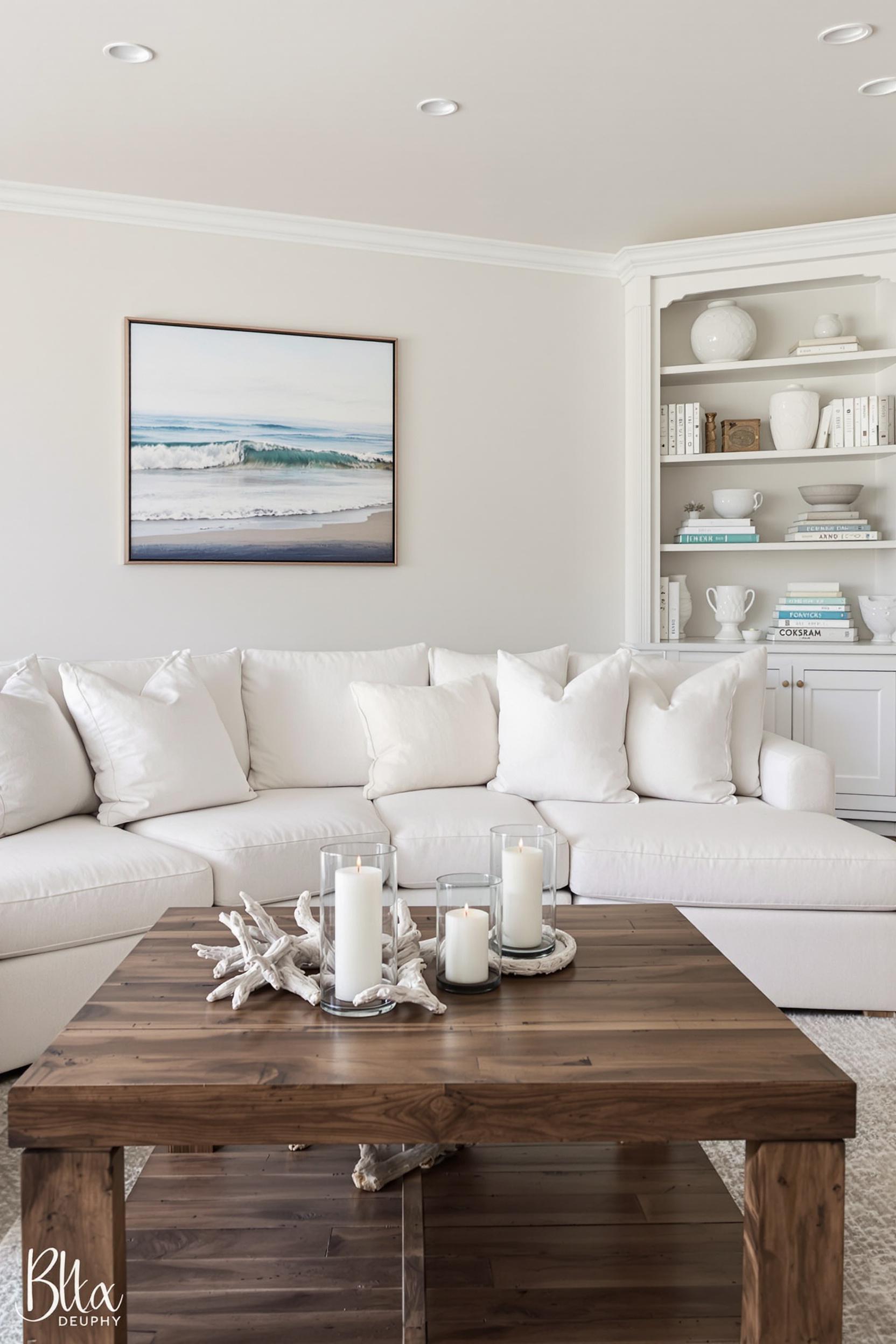 Cozy Coastal Living Space