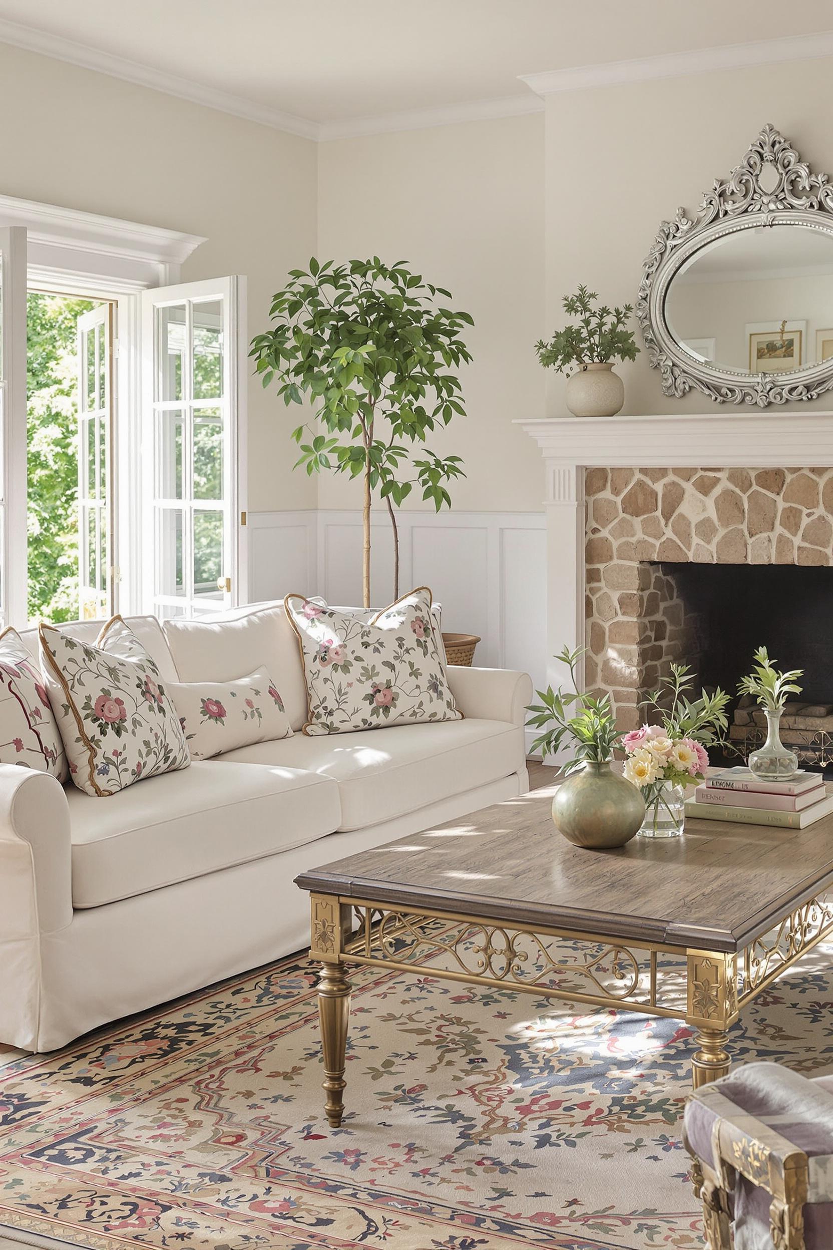 cozy elegant living bliss