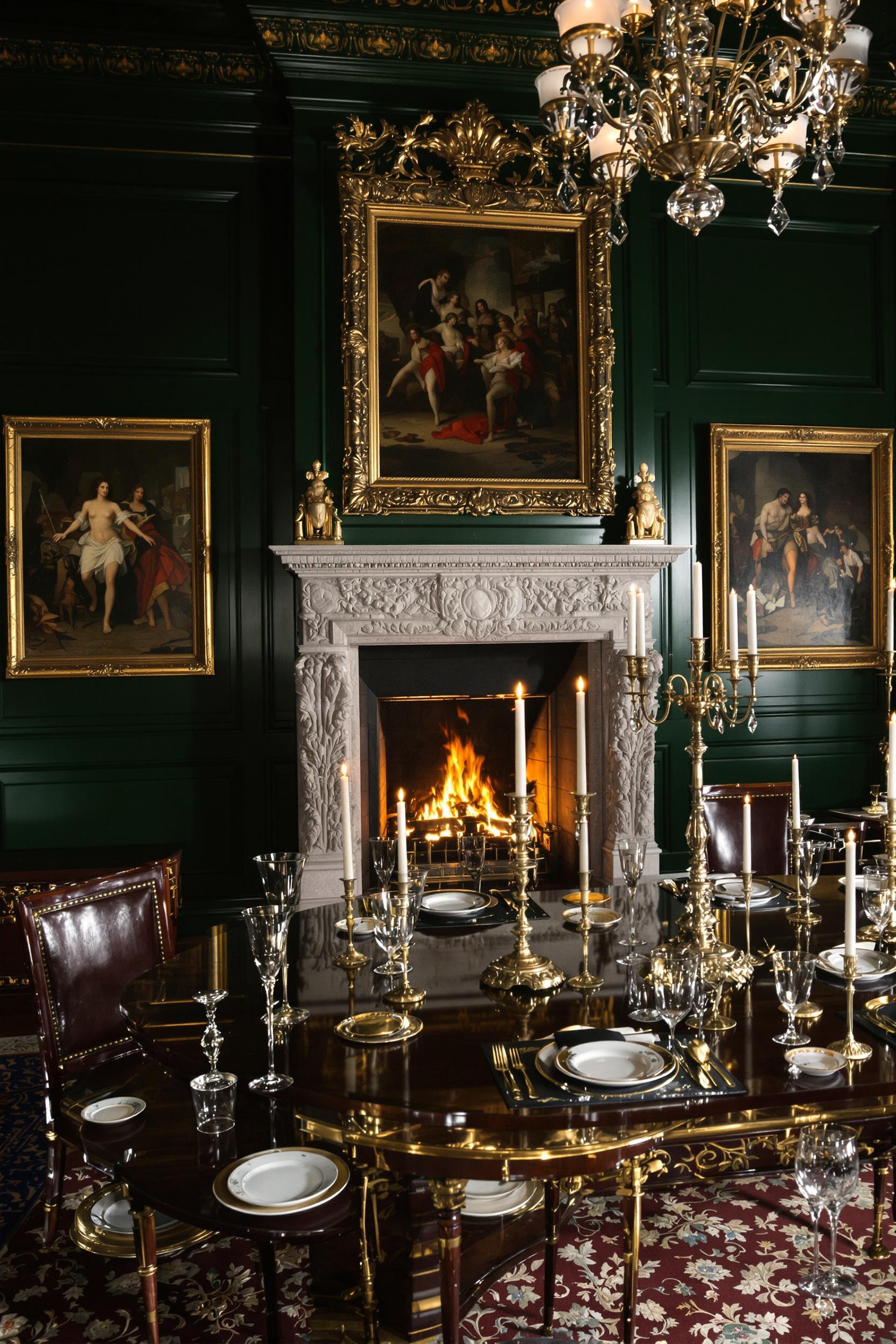Elegant Vintage Dining Escape