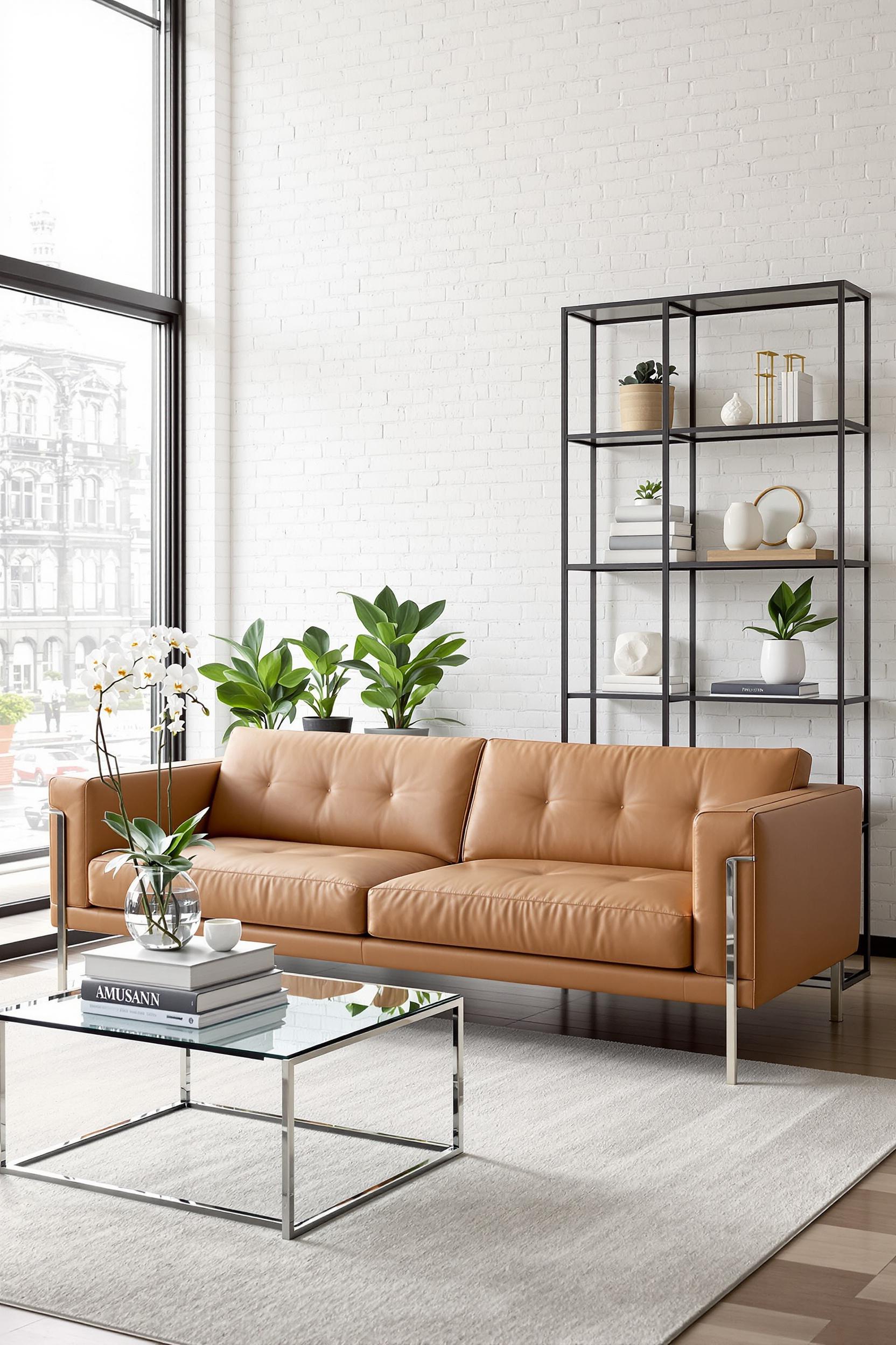 fresh modern living space