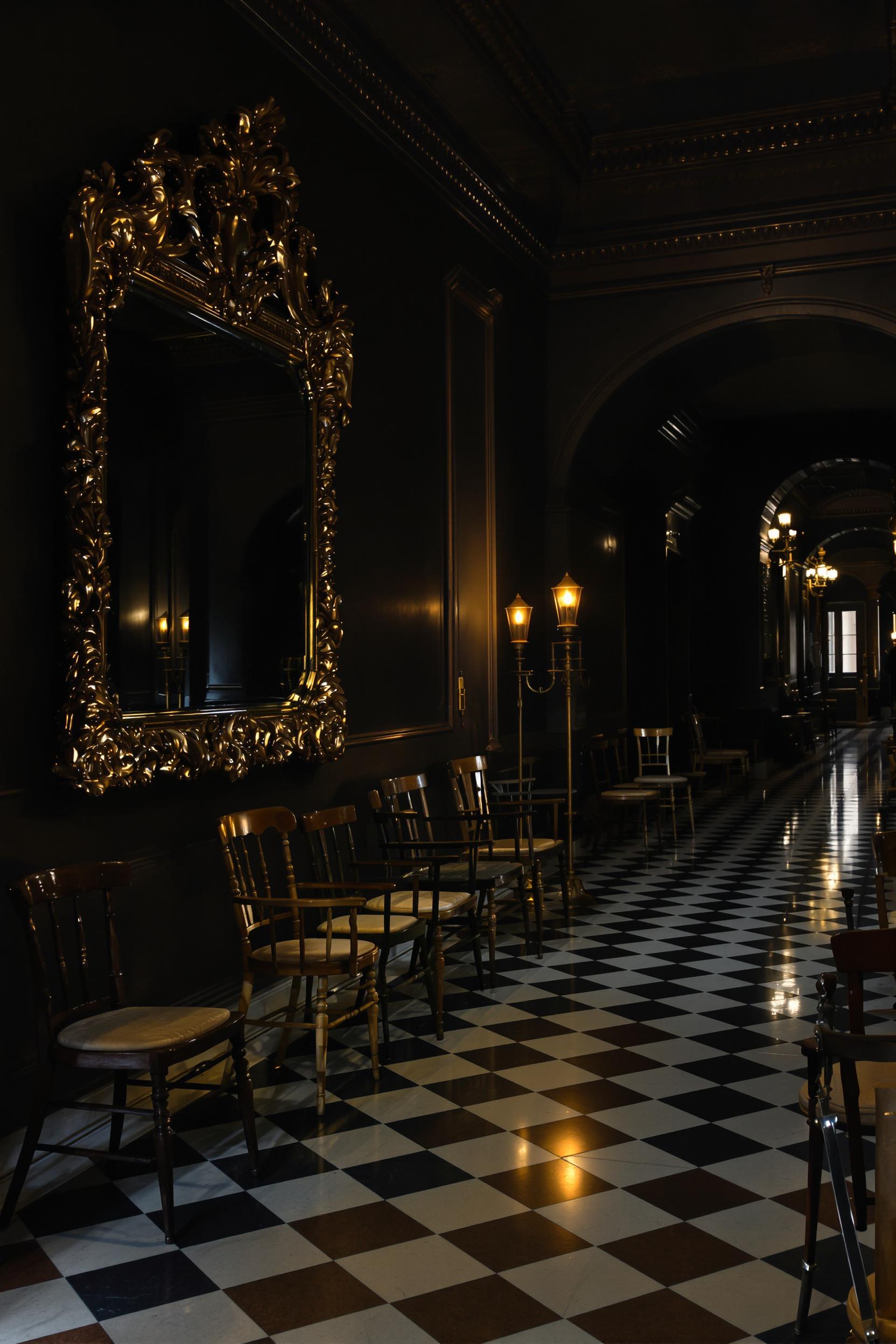 Golden Hallway of Elegance