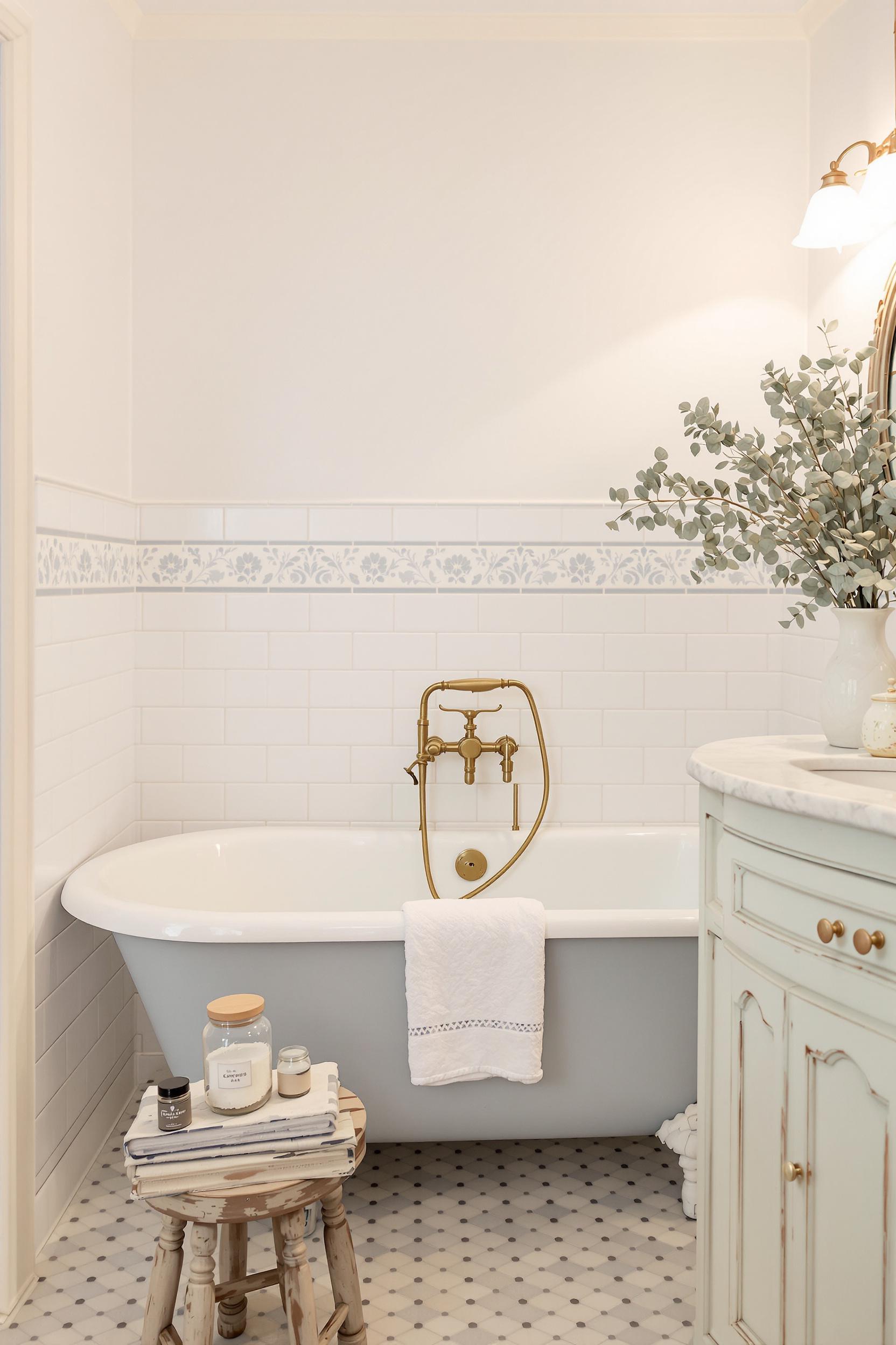 Timeless Vintage Bathroom Charm
