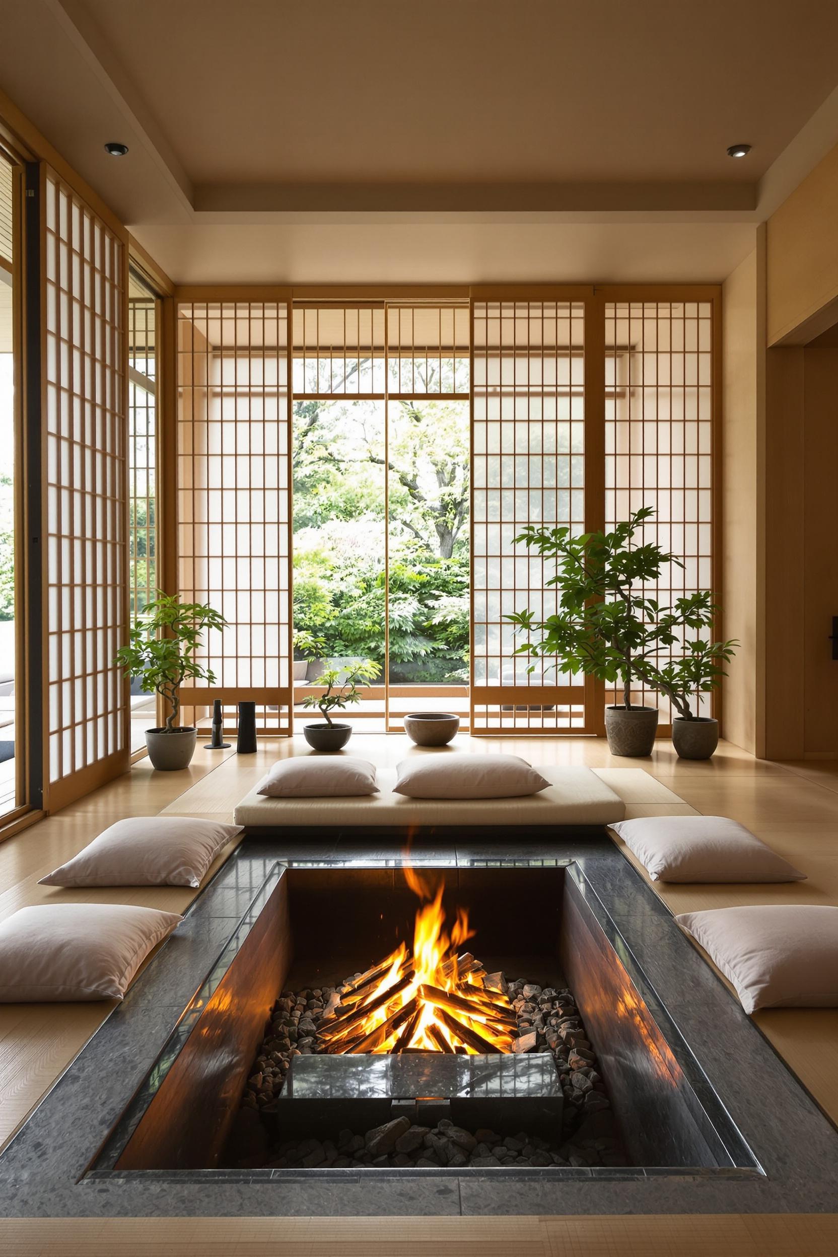 Tranquil Japanese Living Space