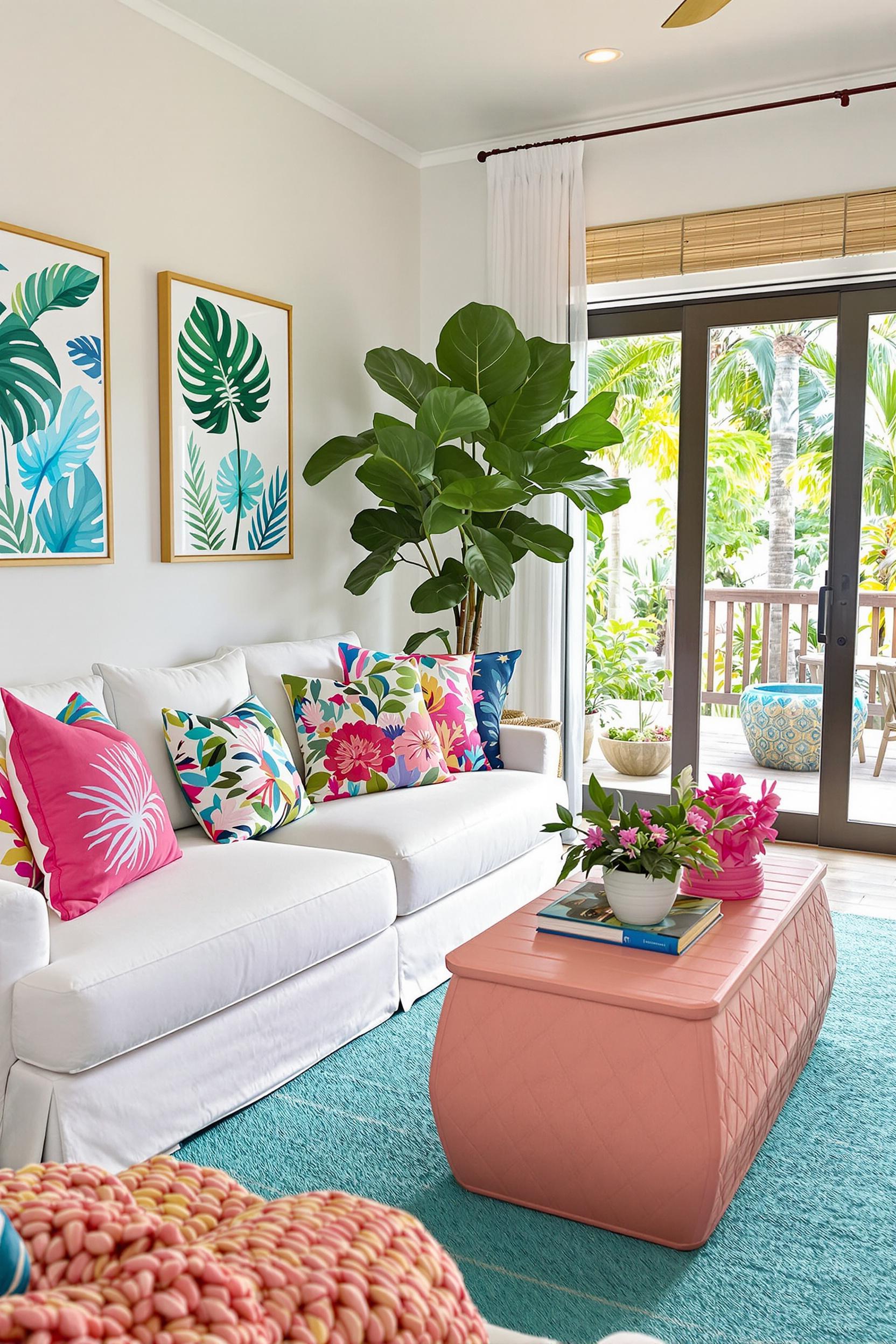 Tropical Bliss Living Room