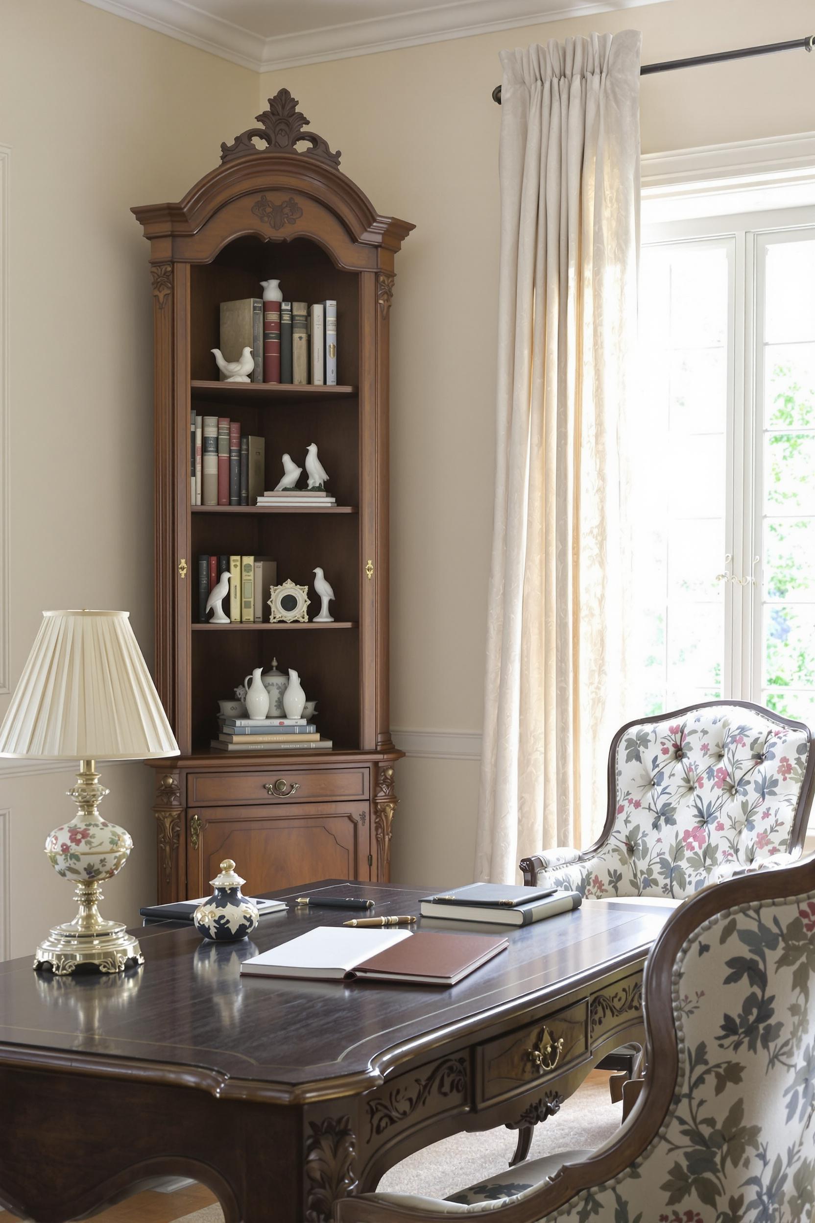Vintage Elegance Home Office