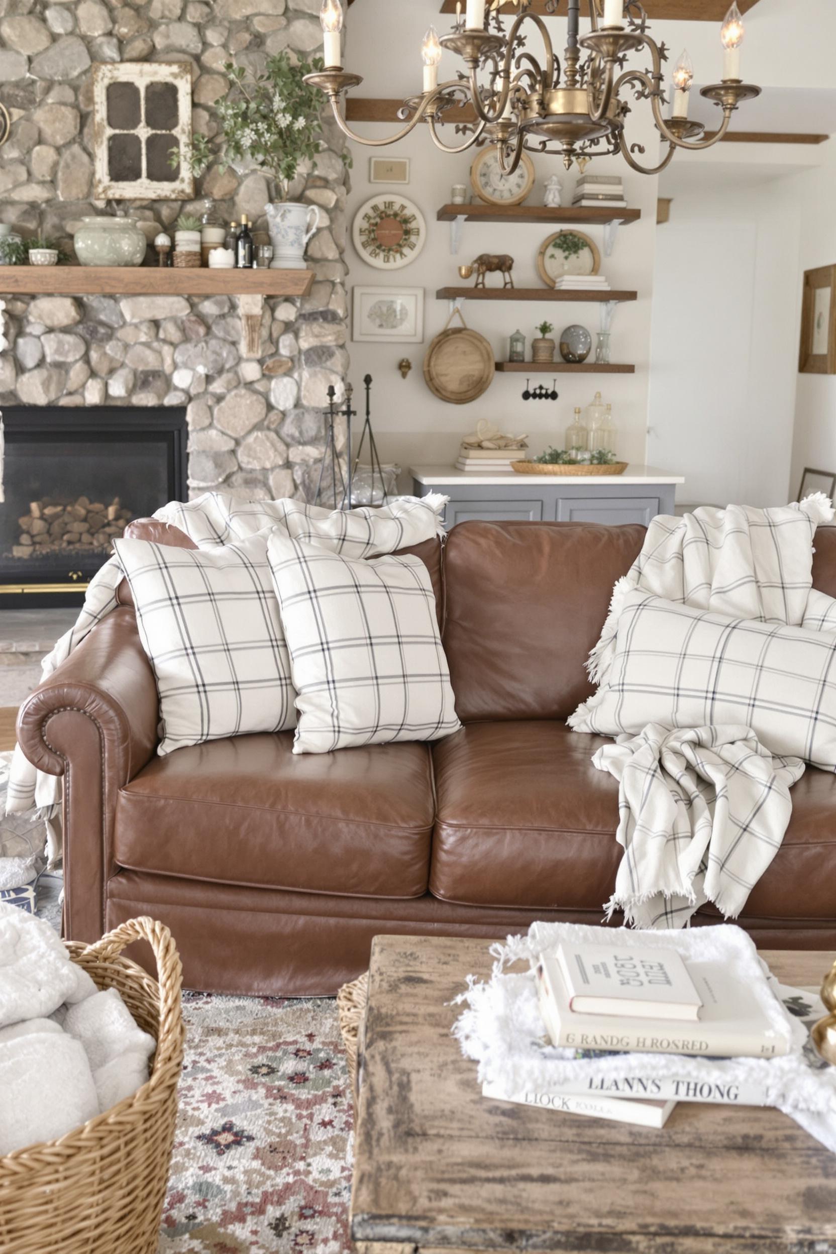Warm Rustic Living Room