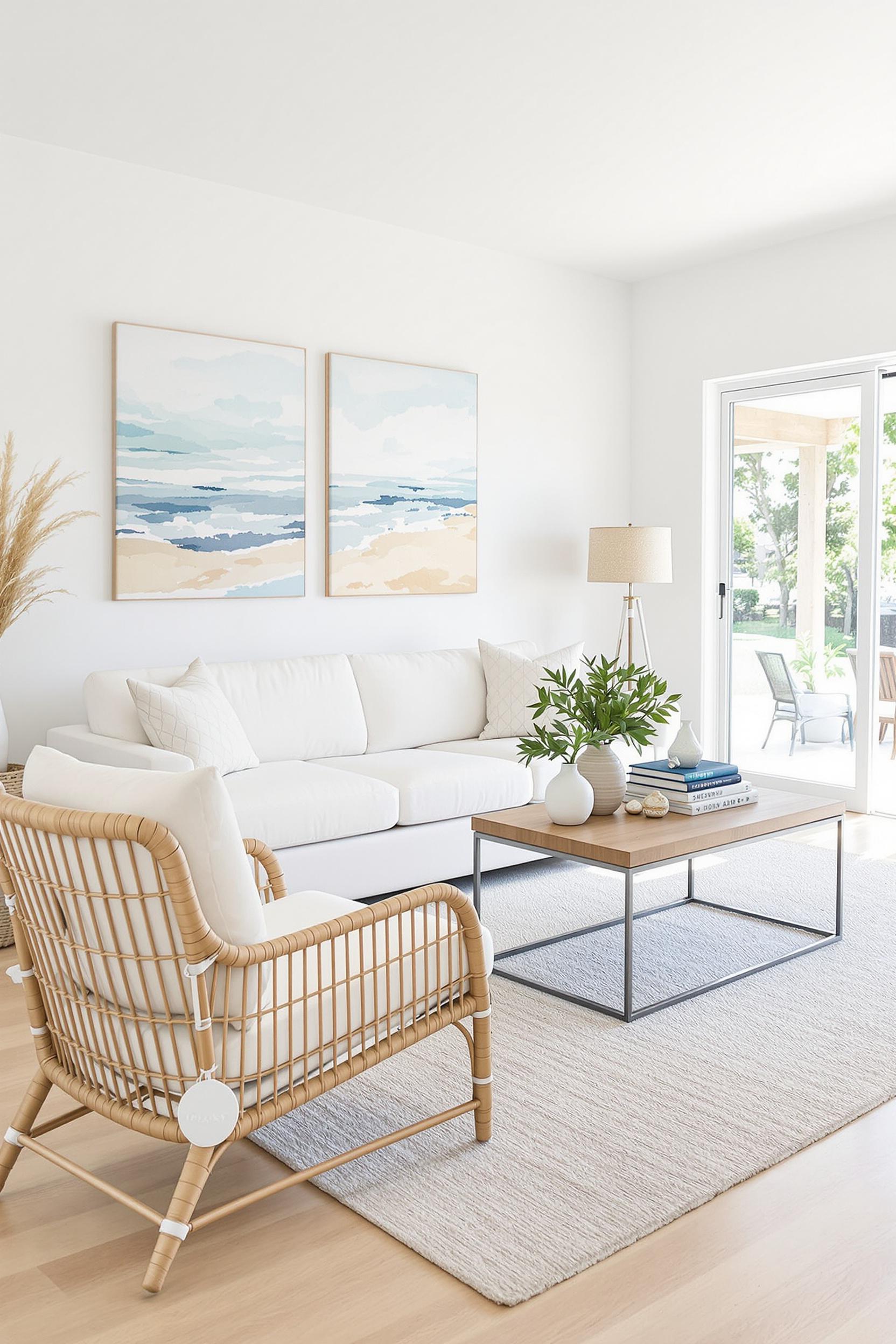 Coastal Comfort Living Space