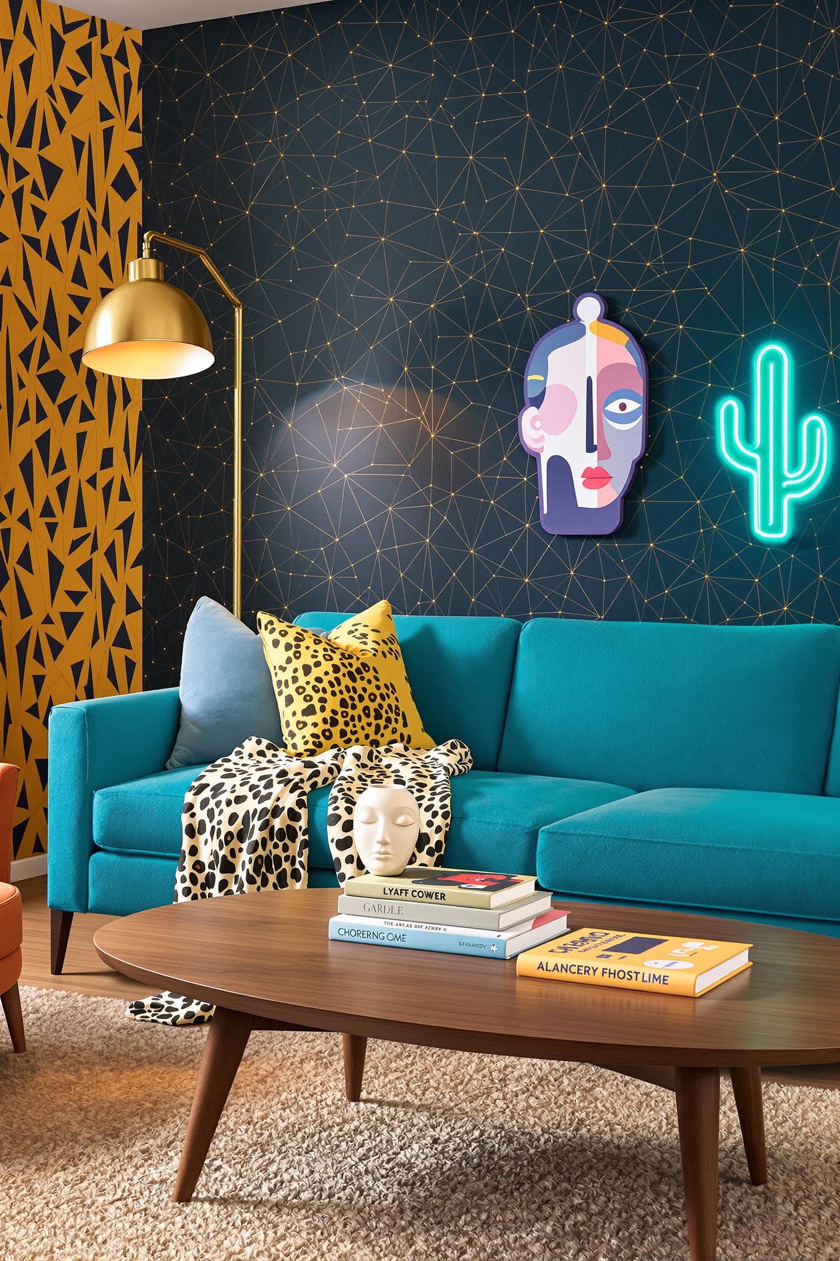 Colorful Cozy Living Room