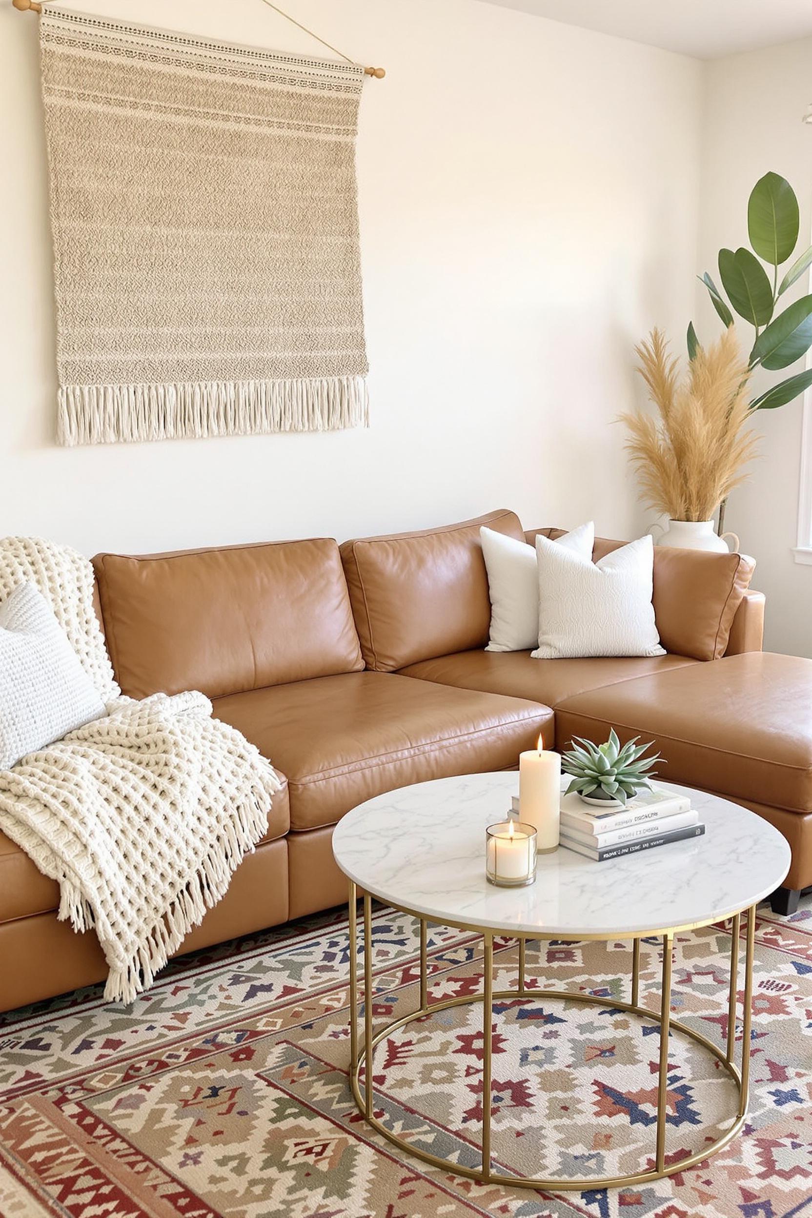 Cozy Boho Living Space