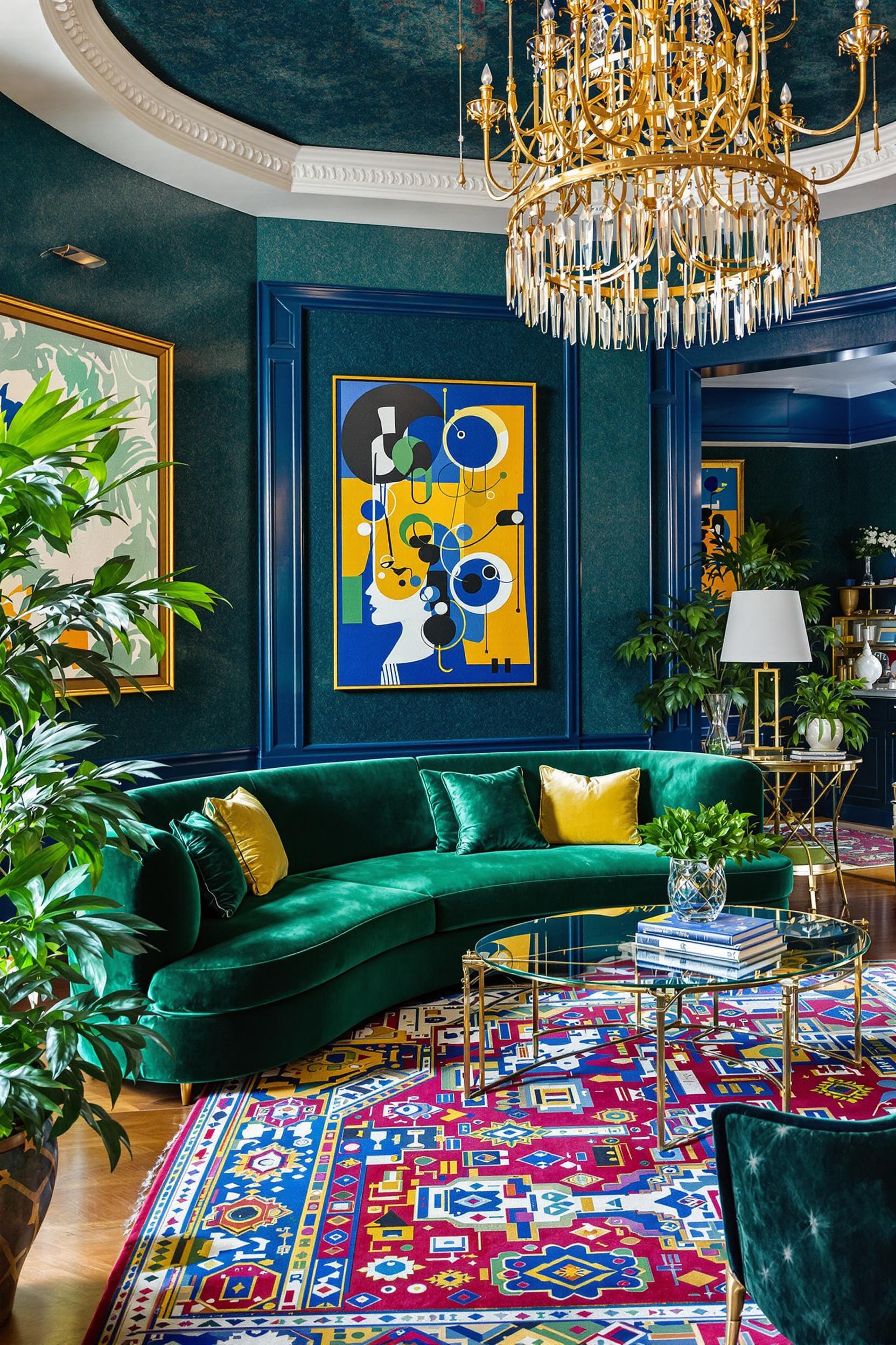 Glamorous Vibrance Meets Comfort