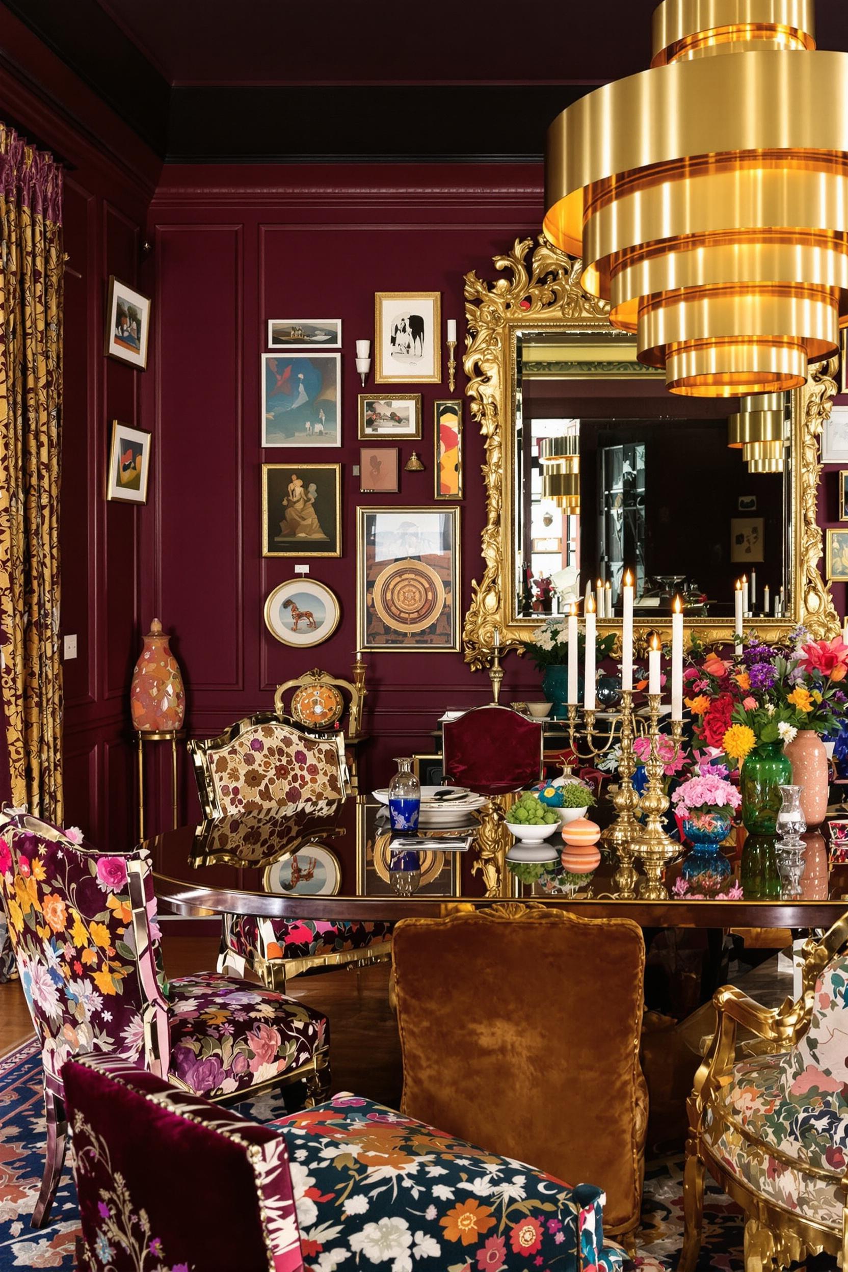 Plum Elegance Meets Creativity