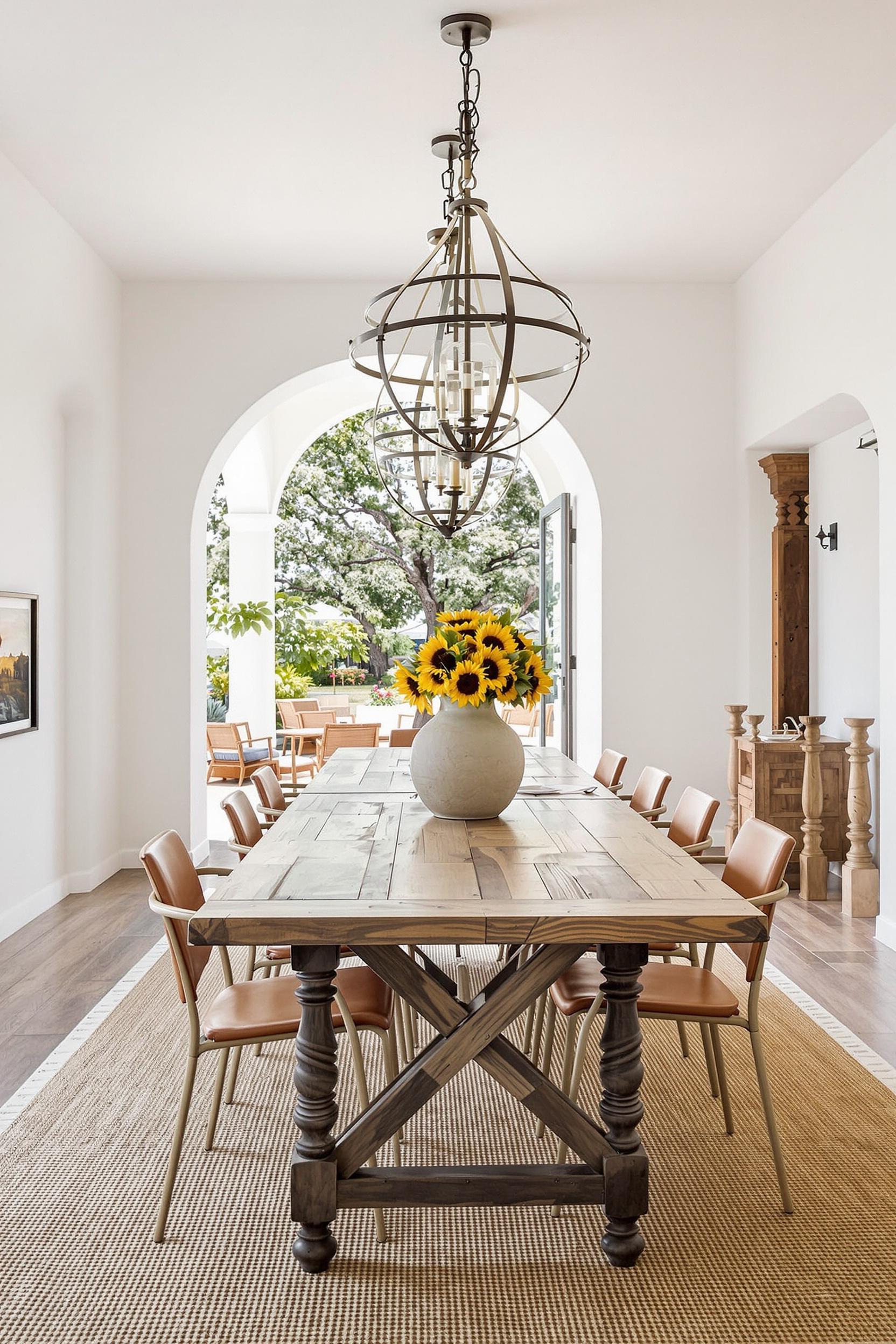 Sunny Rustic Dining Bliss