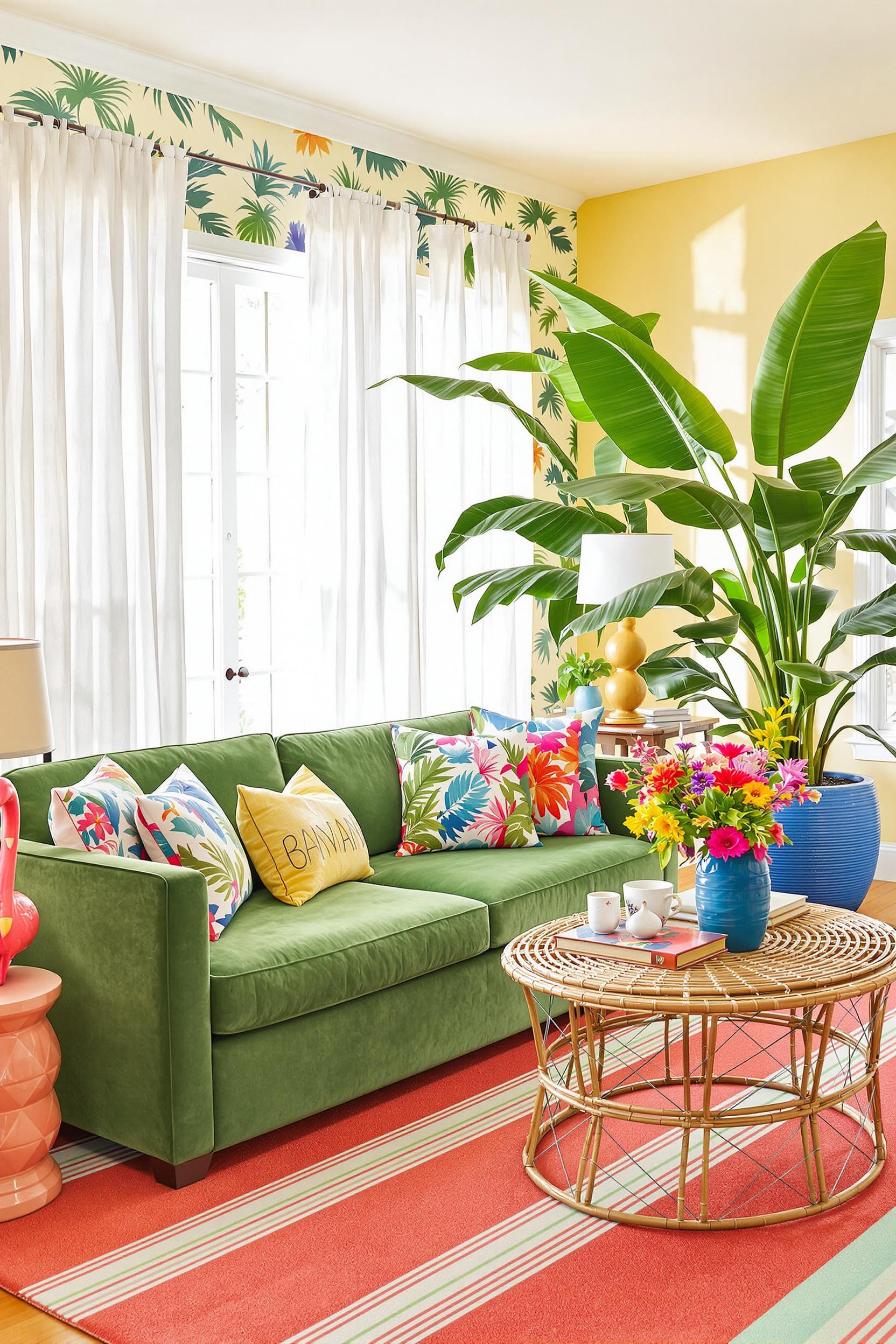 Tropical Bliss Living Space