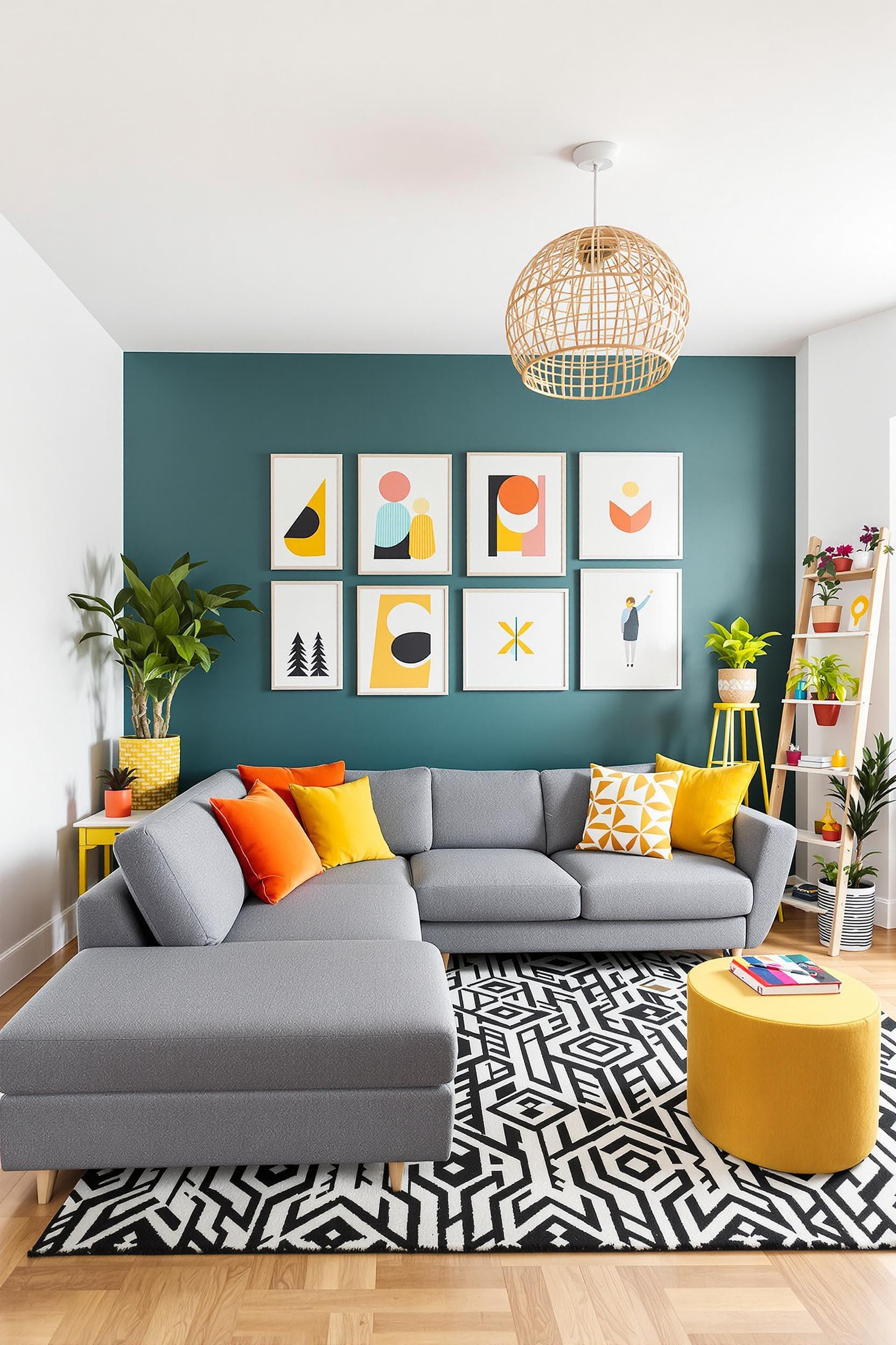 Vibrant and Cozy Living