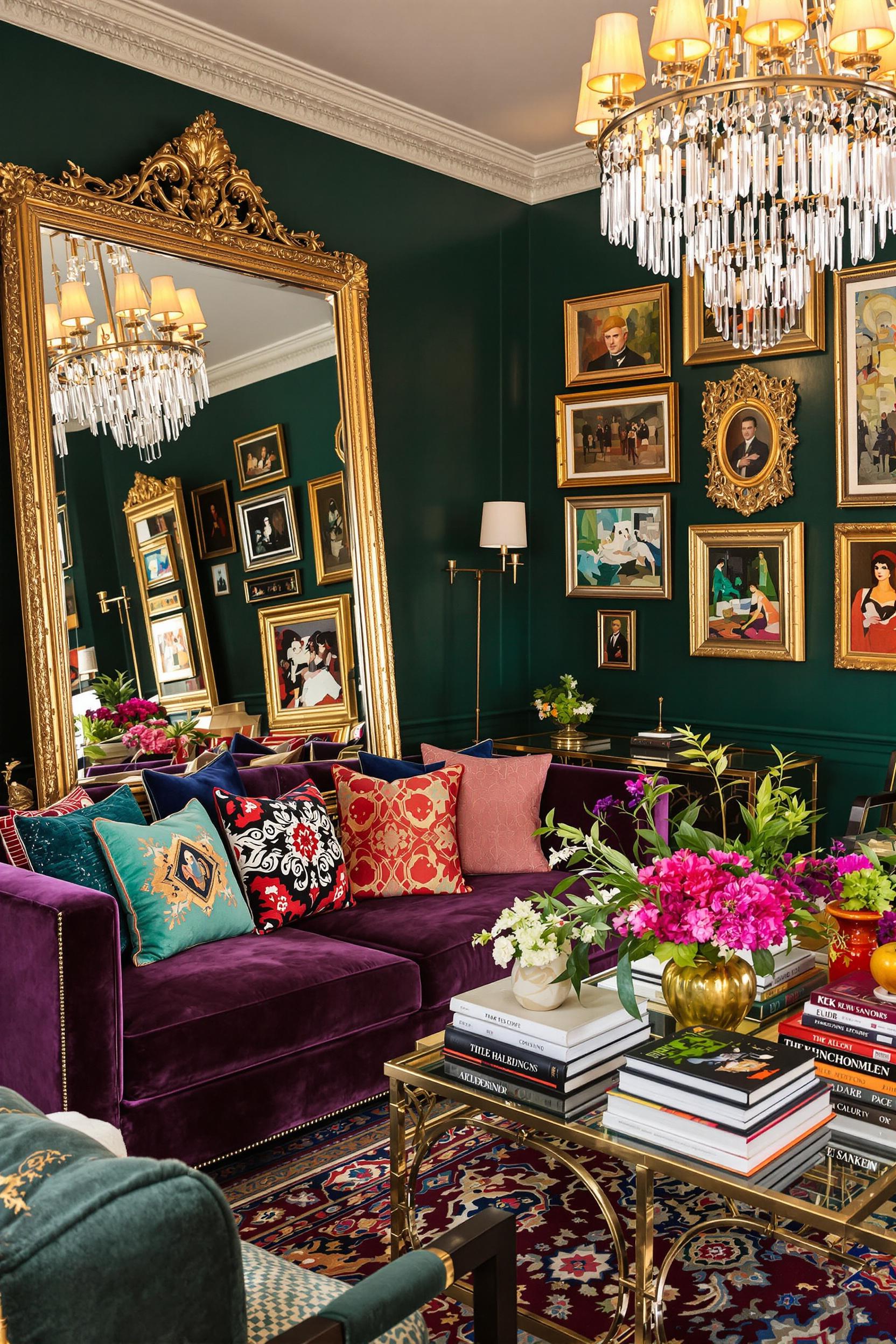 Vibrant Charm Filled Livingroom