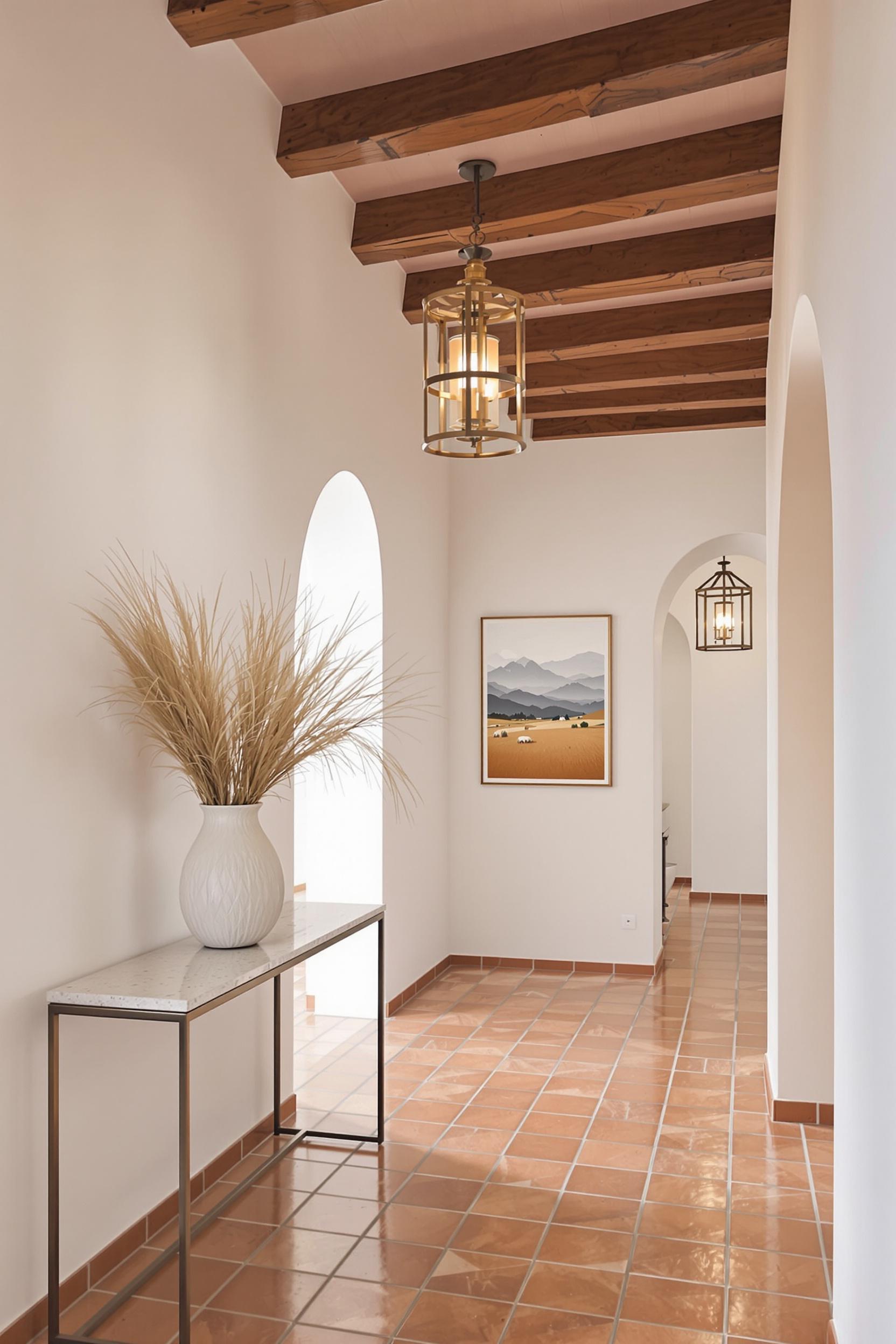 Warm and Inviting Hallway