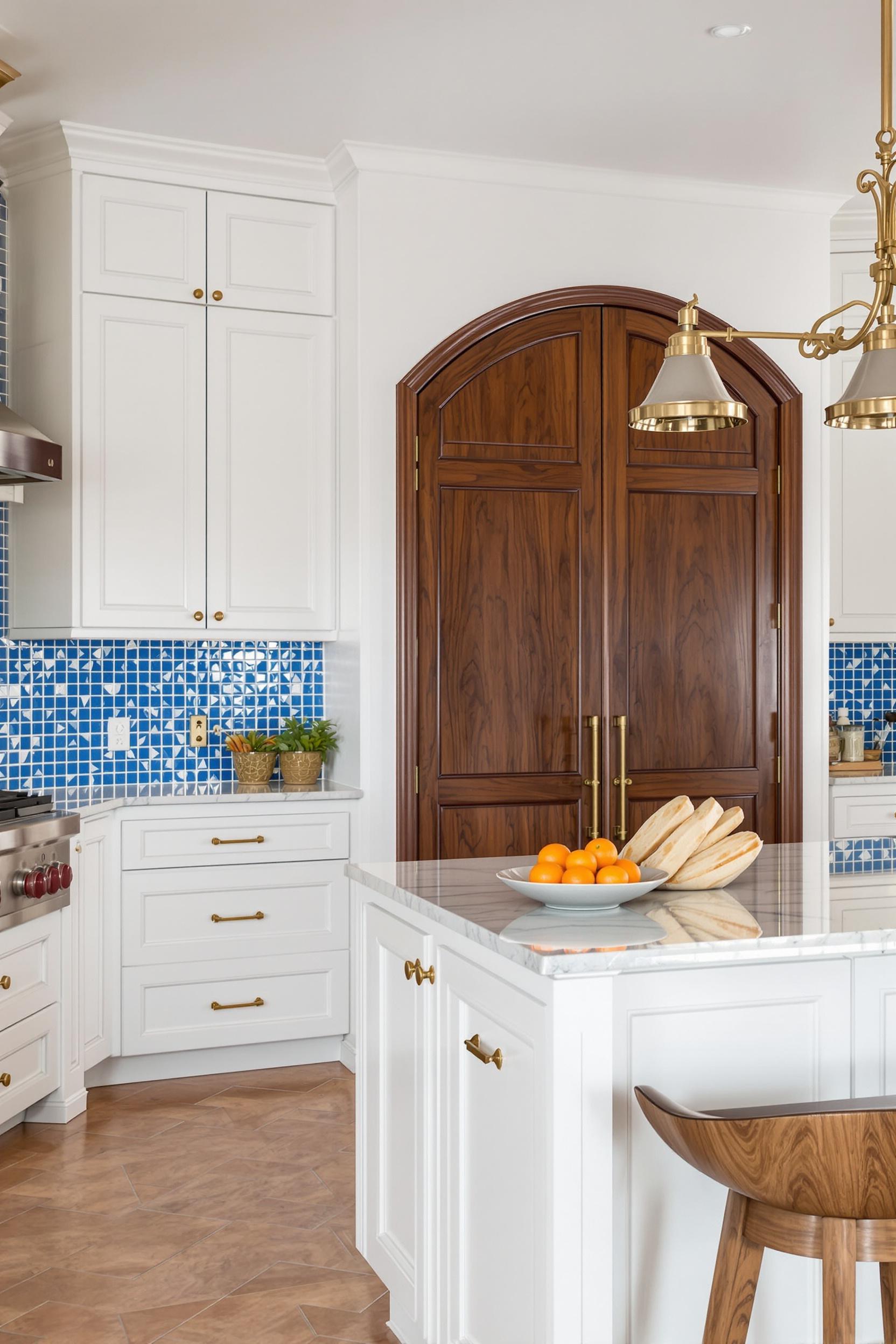 Warm Blue Kitchen Bliss