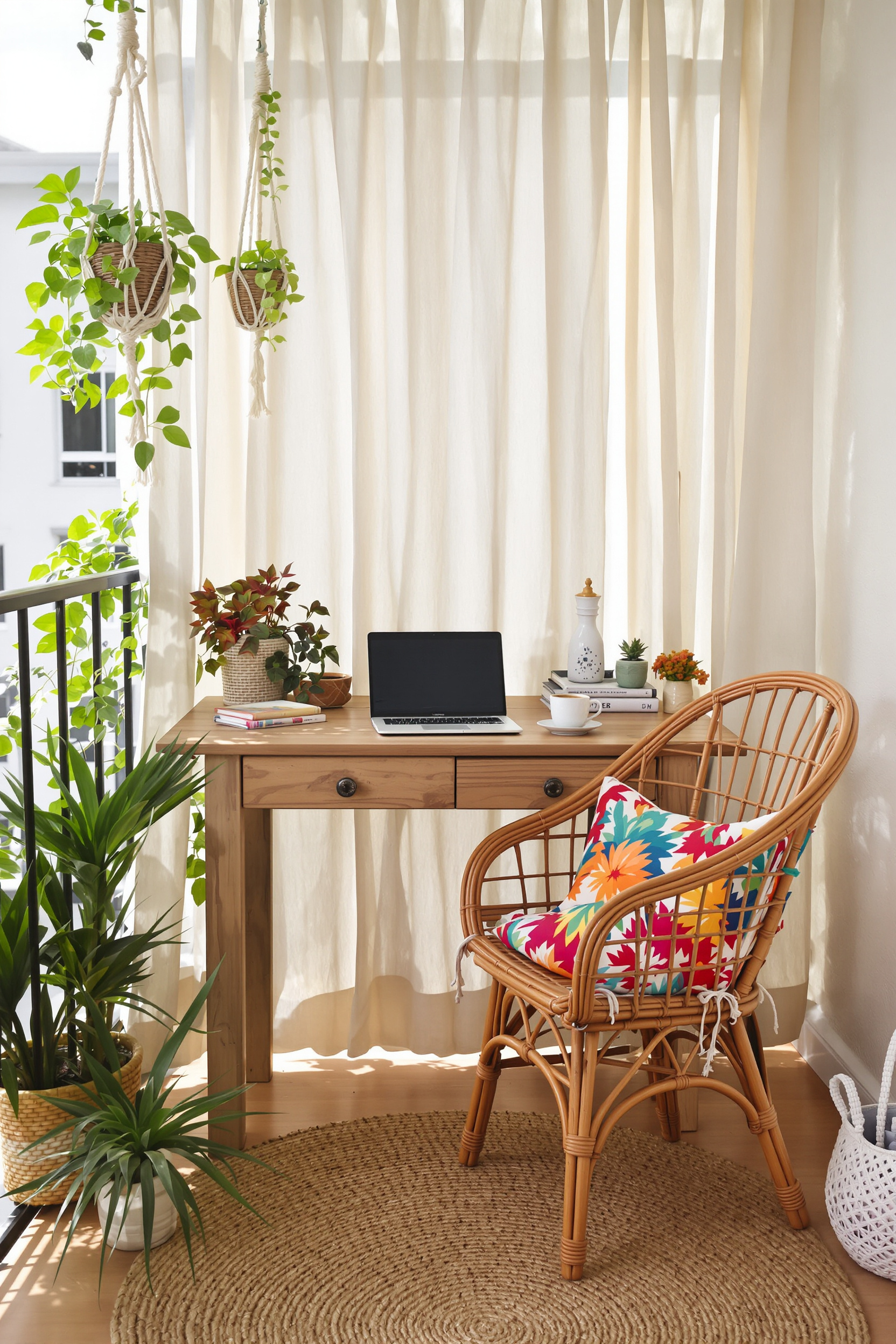 Balcony Oasis Workspace Vibes