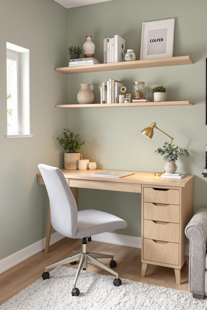 tranquil home office vibes
